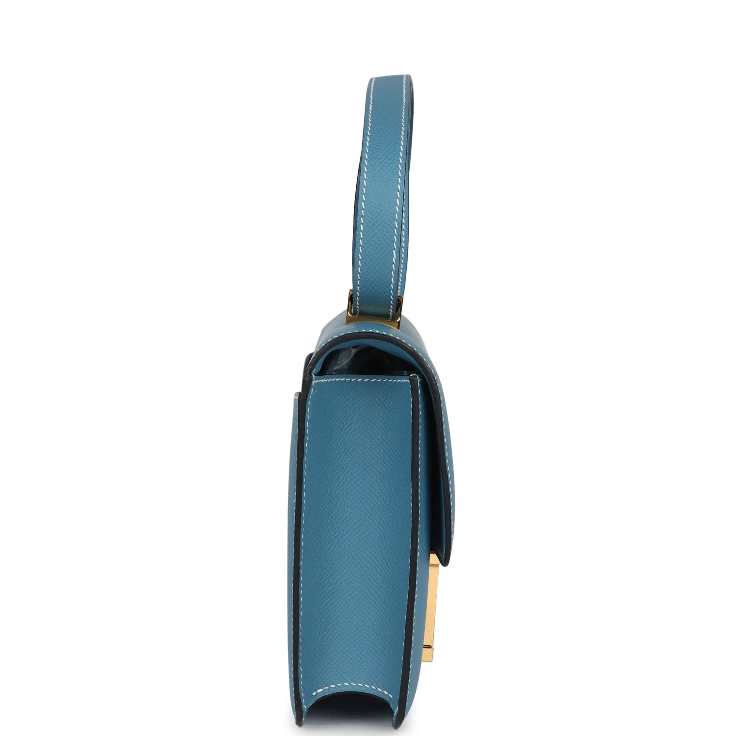 Replicate Hermes Constance 1-24 Blue Jean Epsom Gold Hardware(1:1 replica)