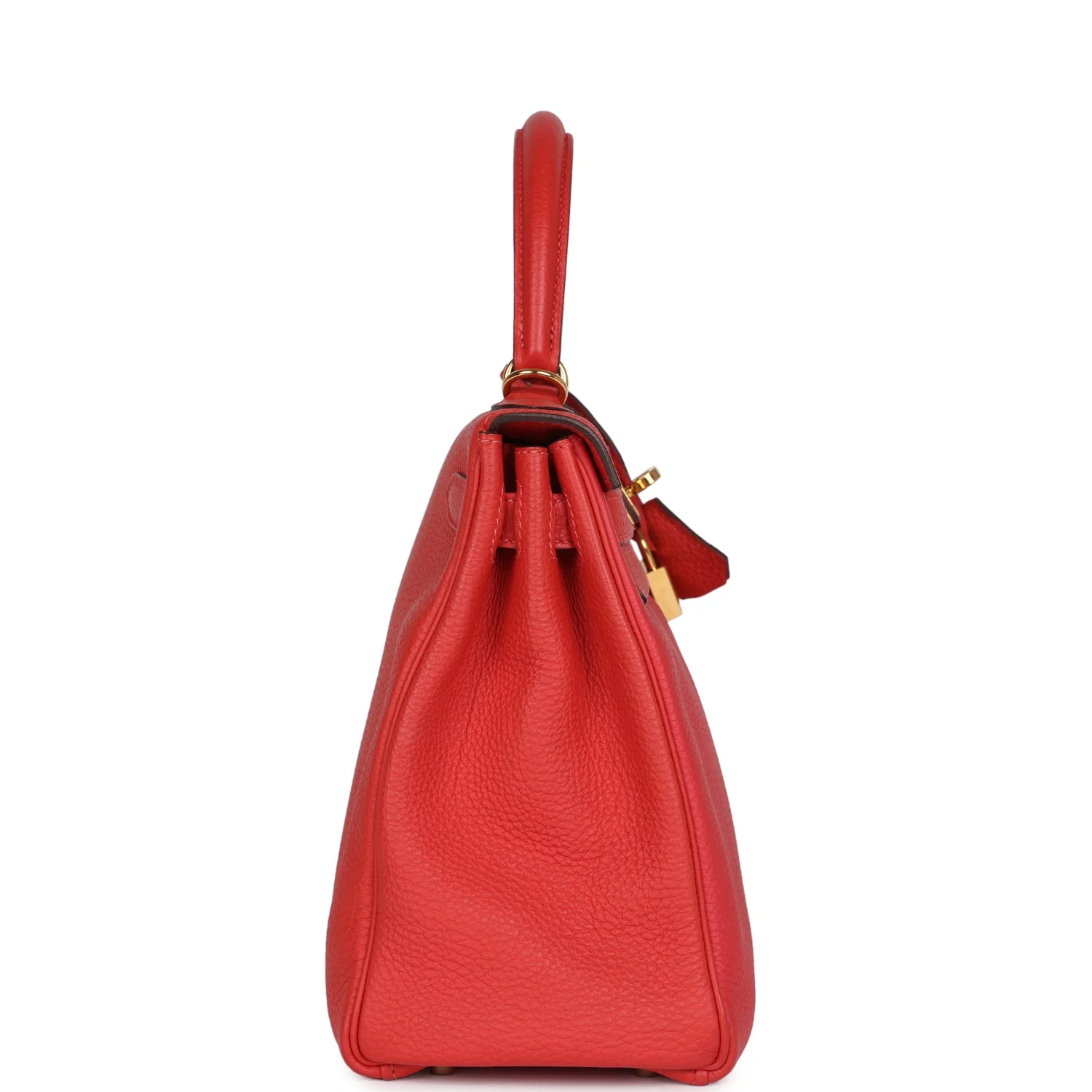 Replicate Hermes Kelly Retourne 28 Rouge Pivoine Togo Gold Hardware(1:1 replica)