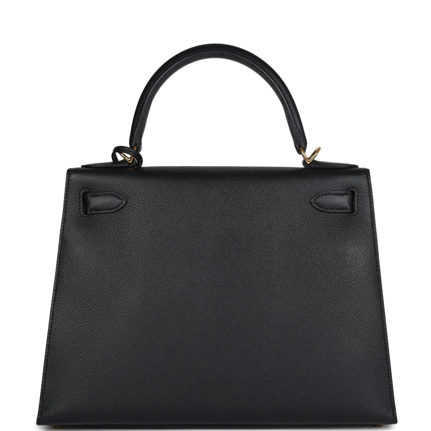 Replicate Hermes Kelly Sellier 28 Black Epsom Gold Hardware(1:1 replica)