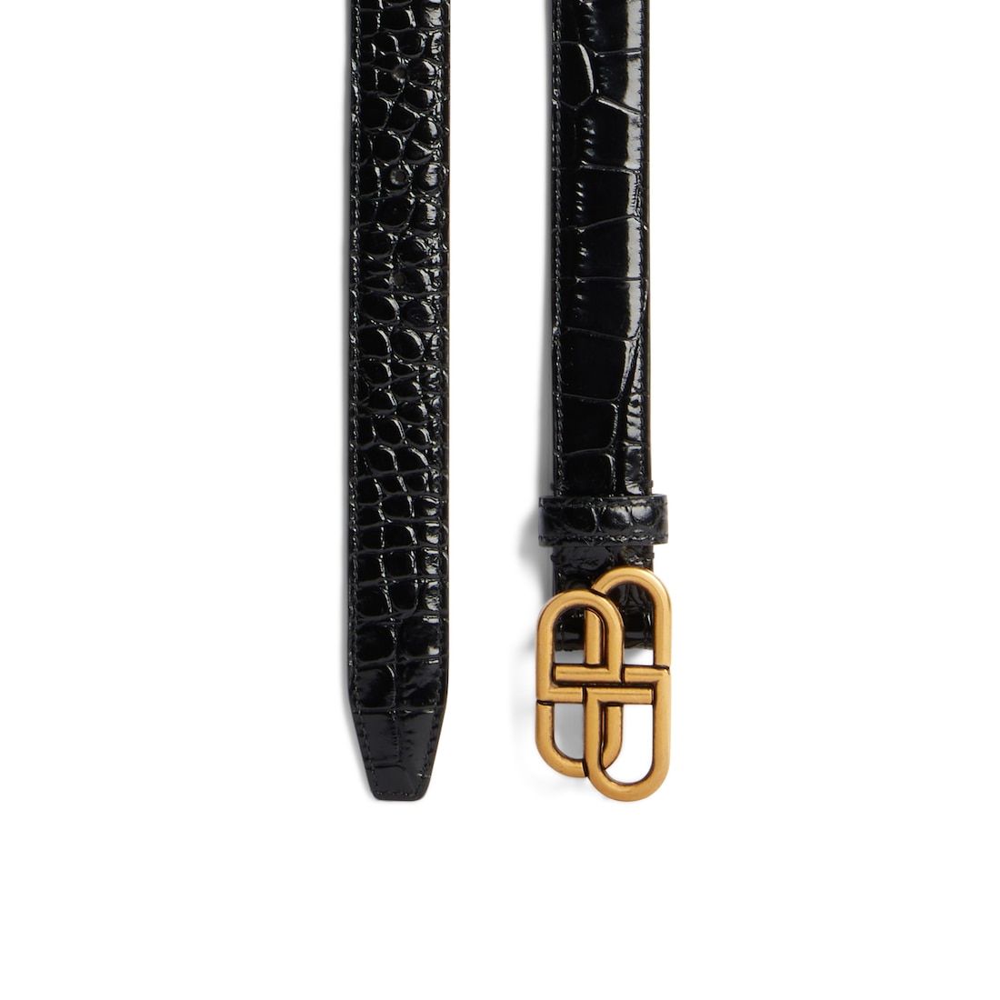 Replicate Women s Bb Thin Belt in Black(1:1 replica)