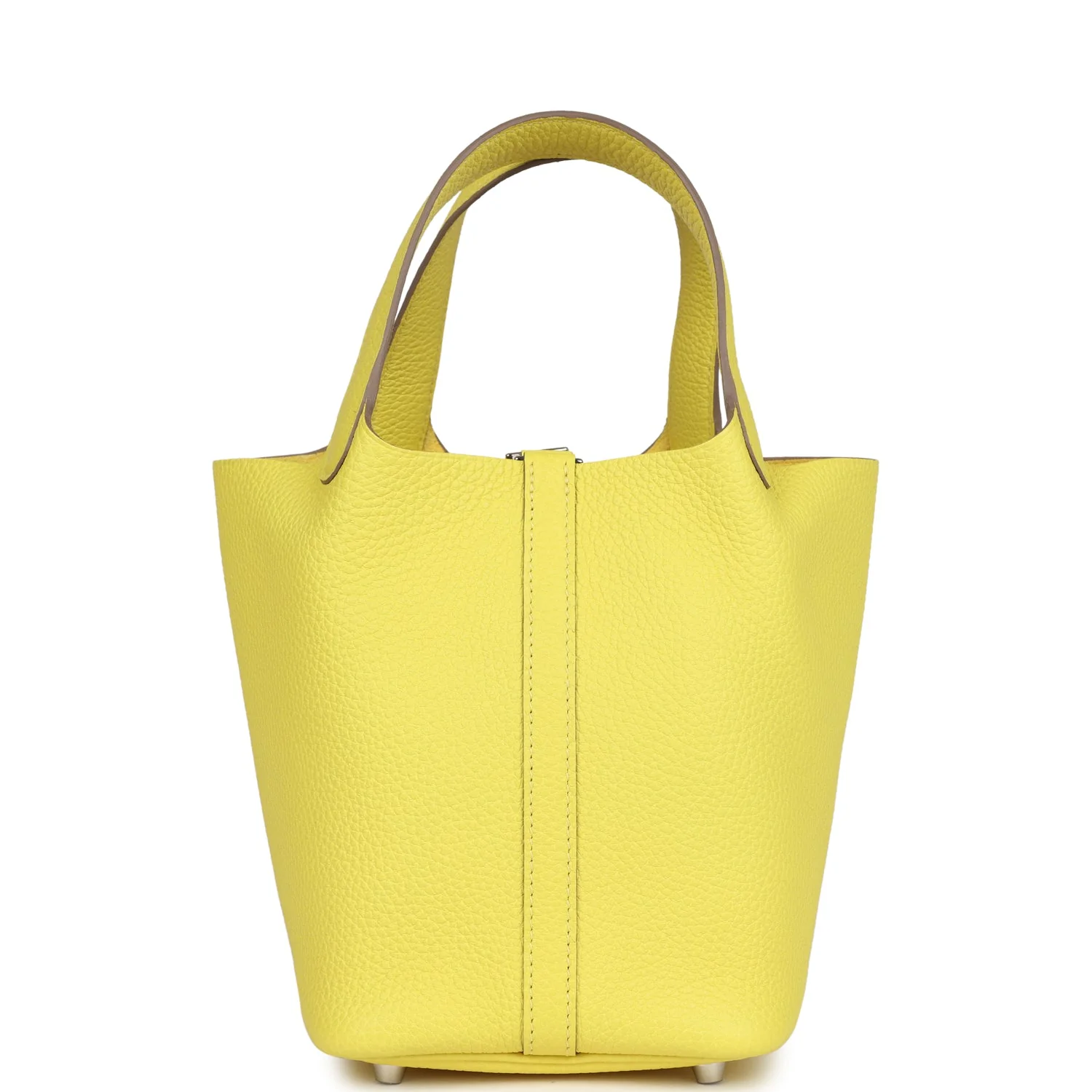 Replicate Hermes Picotin Lock 18 Lime Clemence Palladium Hardware(1:1 replica)