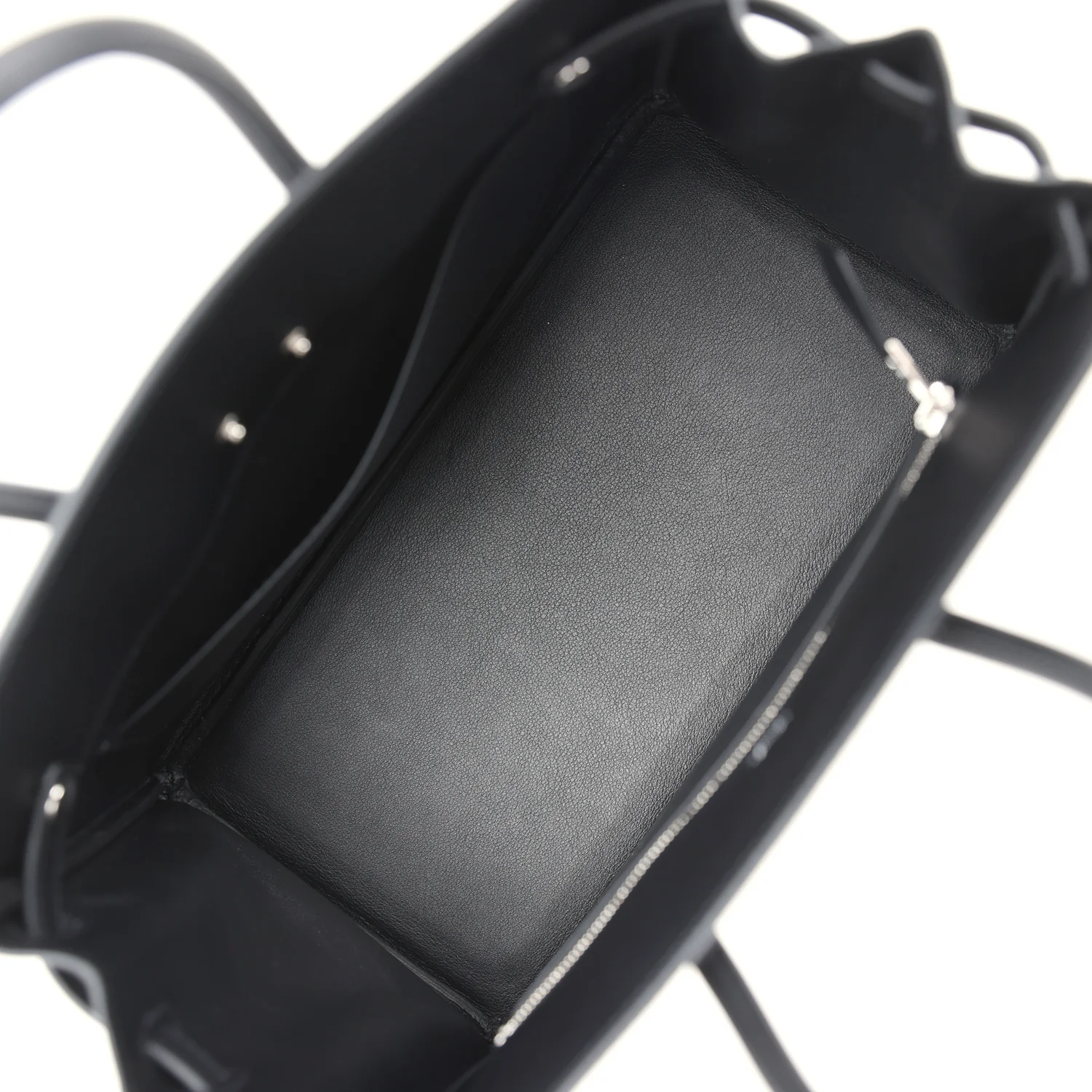 Replicate Hermes Birkin 25 Shadow Black Swift Palladium Hardware(1:1 replica)