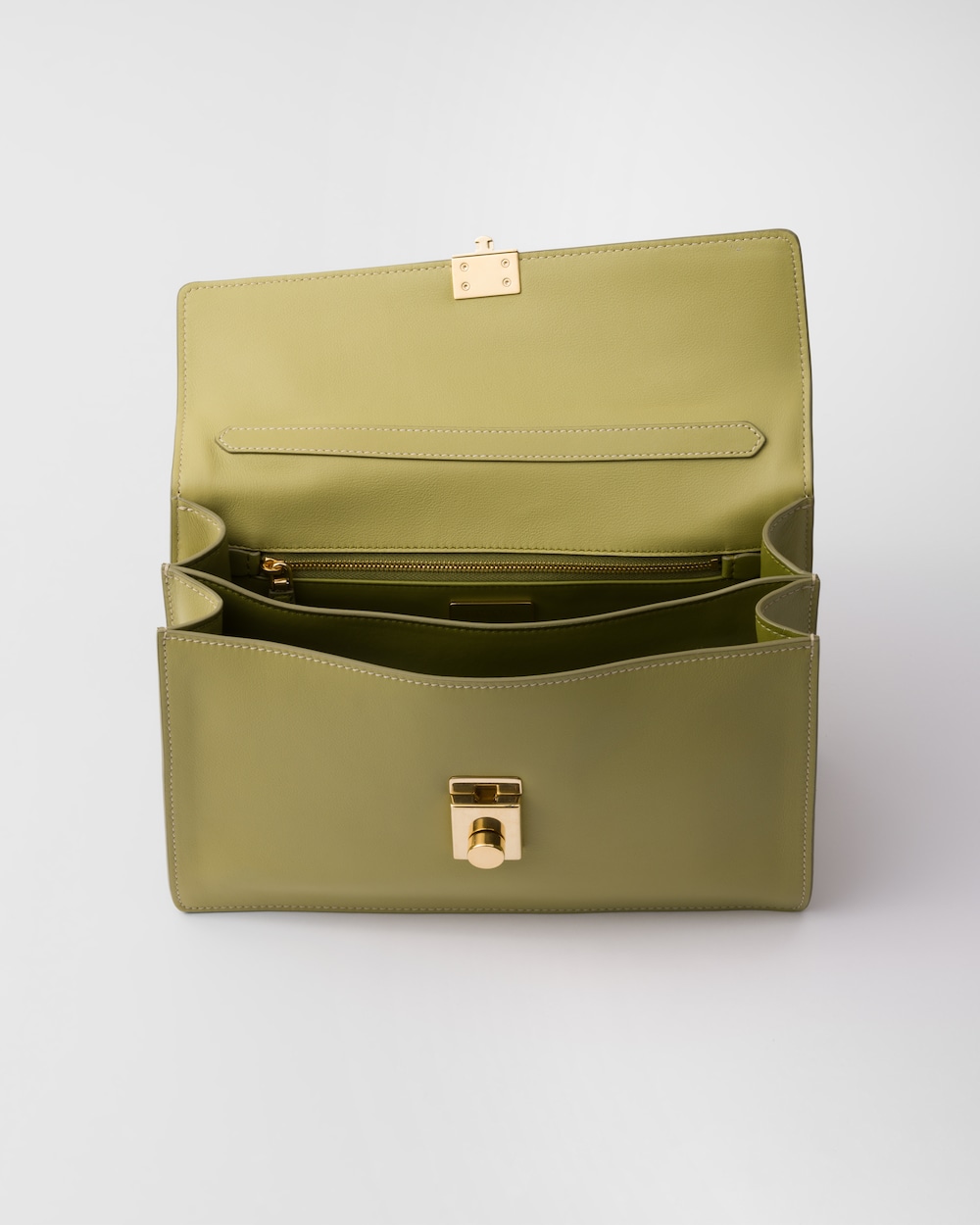 Replicate Prada Soft Sound Medium Leather Shoulder Bag(1:1 replica)