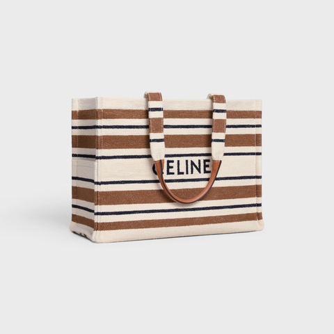 Replicate LARGE CABAS THAIS IN STRIPED TEXTILE WITH CELINE JACQUARD MULTICOLOR(1:1 replica)