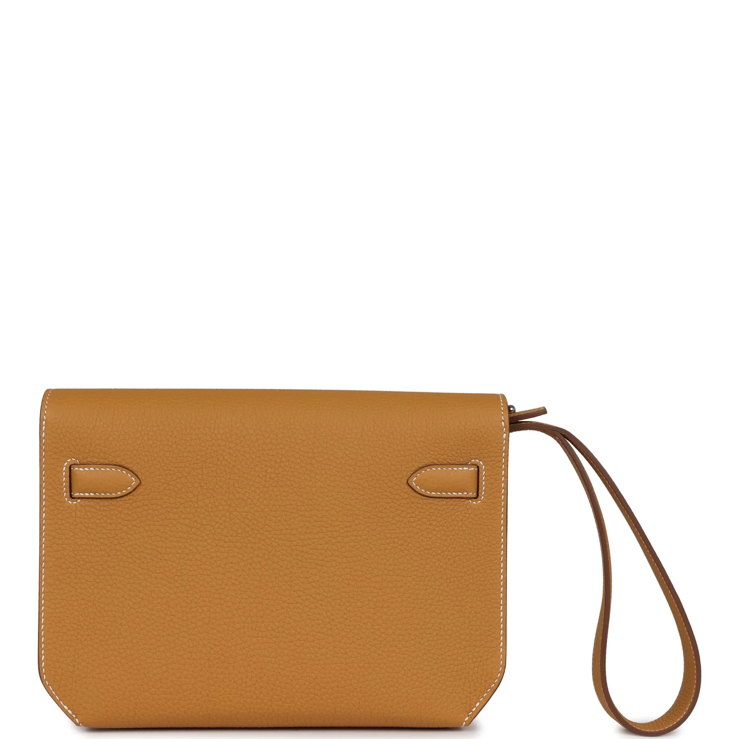 Replicate Hermes Kelly Depeches 25 Naturel Sable Togo Palladium Hardware(1:1 replica)
