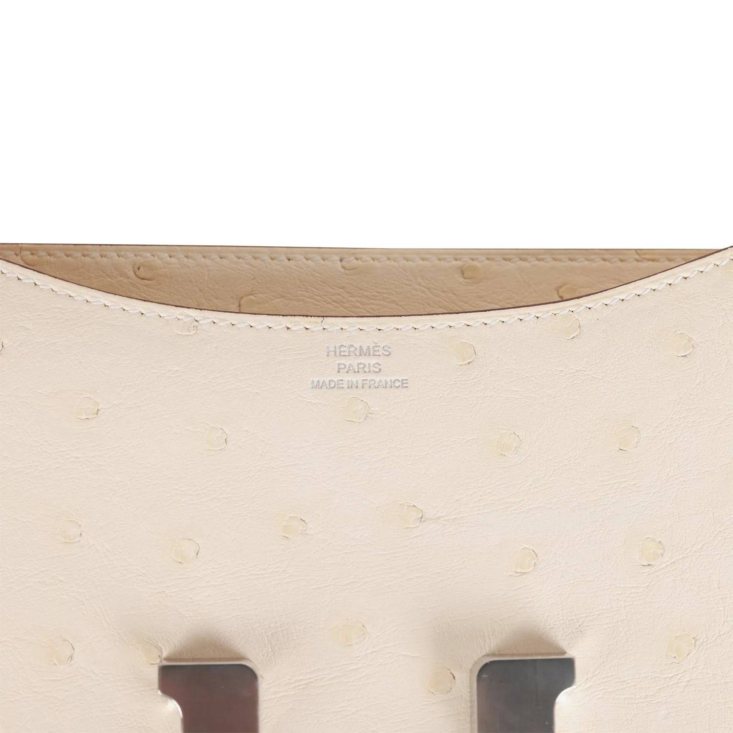 Replicate Hermes Constance 18 Nata Ostrich Palladium Hardware(1:1 replica)