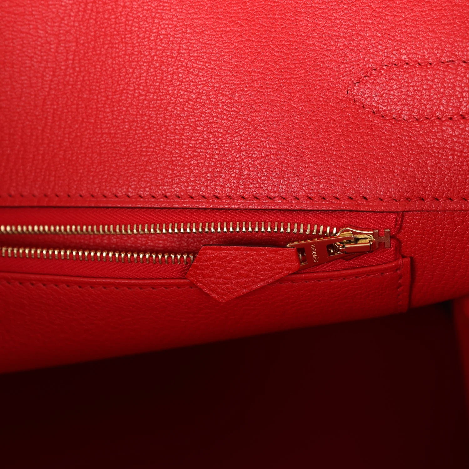 Replicate Hermes Birkin 35 Rouge Tomate Togo Gold Hardware(1:1 replica)