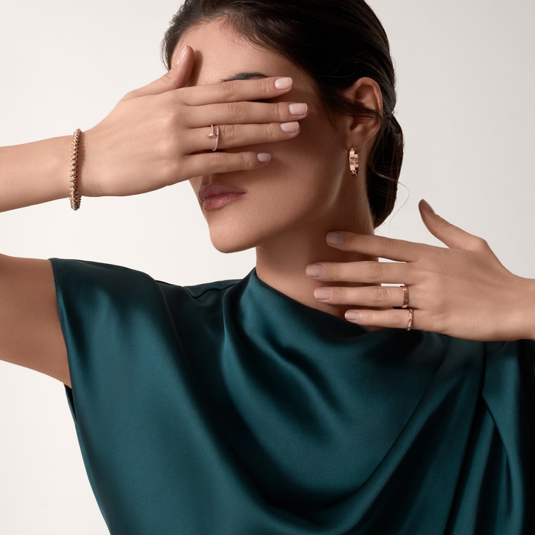 Replicate LOVE ring, mini model, paved(1:1 replica)