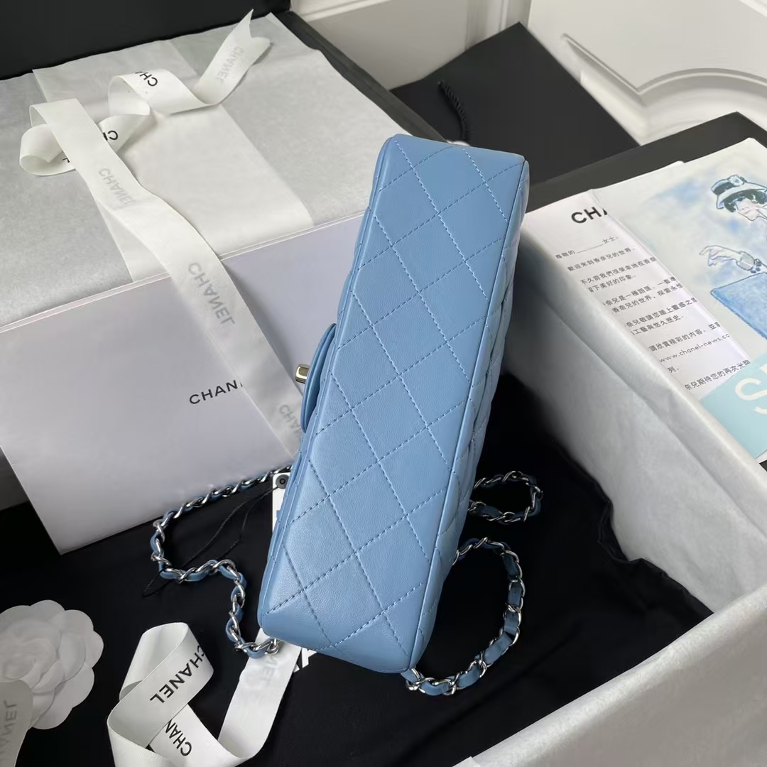 Replicate Chanel Small Classic Handbag Silver Hardware(1:1 replica)