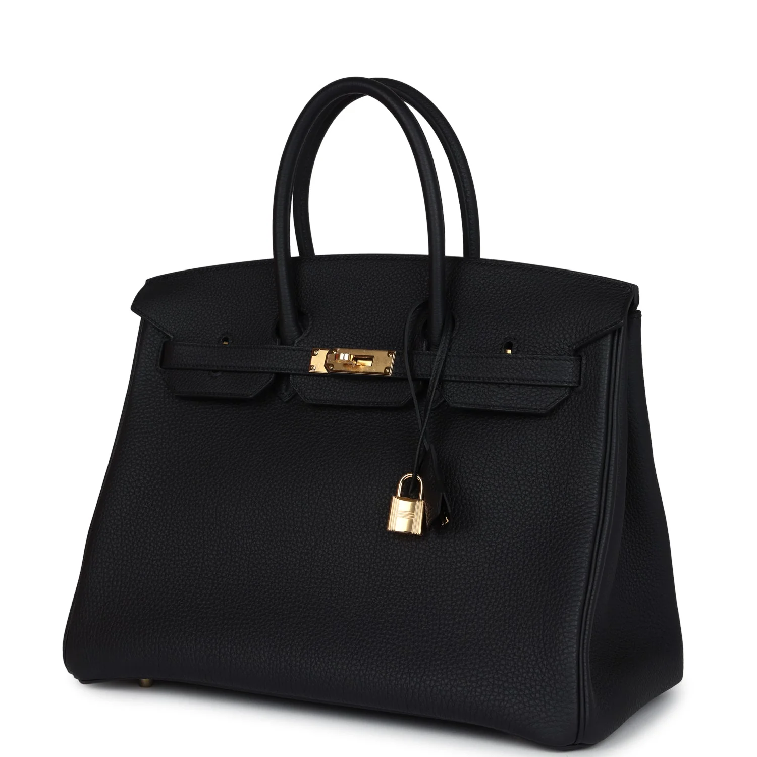 Replicate Hermes Birkin 35 Black Togo Gold Hardware(1:1 replica)