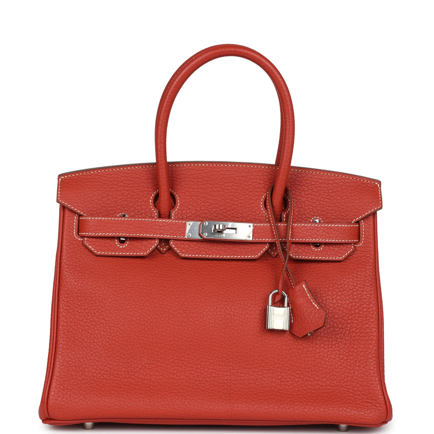 Replicate Hermes Birkin 30 Sanguine Fjord Palladium Hardware(1:1 replica)