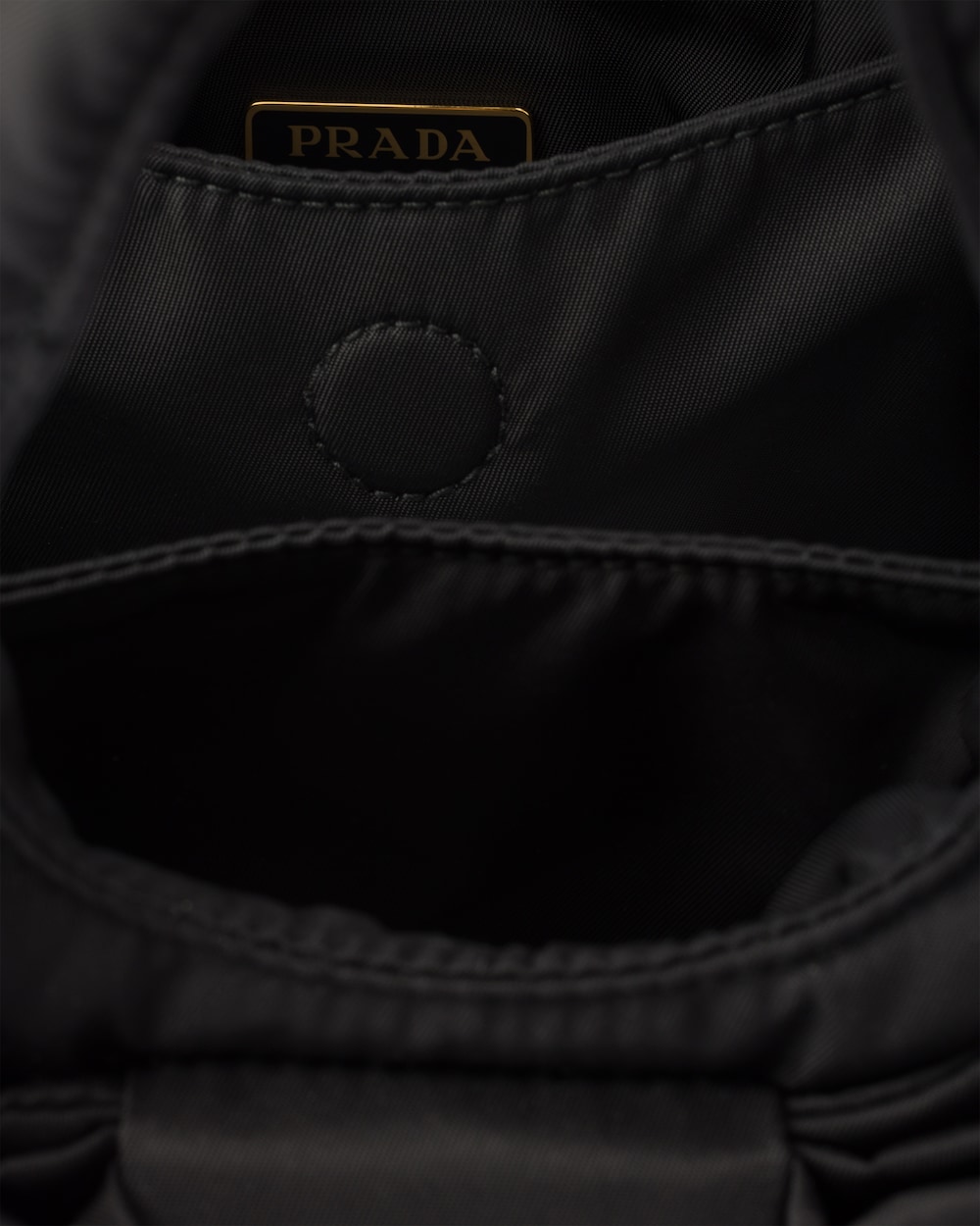 Replicate Padded Re-Nylon Mini-Bag With Bow(1:1 replica)