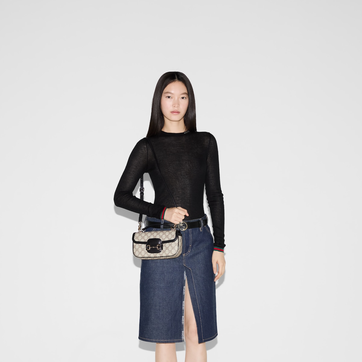 Replicate Gucci Horsebit 1955 Soft Small Top Handle Bag(1:1 replica)