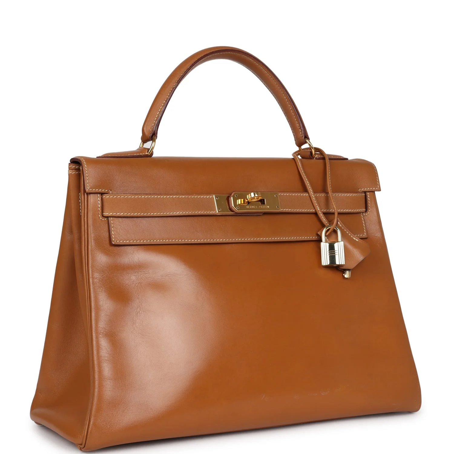 Replicate Vintage Hermes Kelly Retourne 32 Naturel Sable Chamonix Gold Hardware(1:1 replica)
