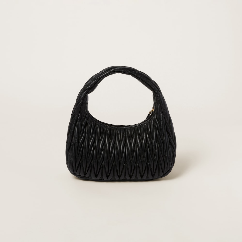 Replicate Large wander matelassé nappa leather hobo bag(1:1 replica)