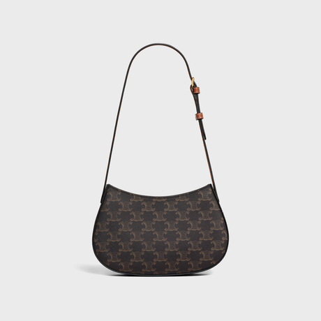 Replicate MEDIUM TILLY BAG IN TRIOMPHE CANVAS AND CALFSKIN TAN(1:1 replica)