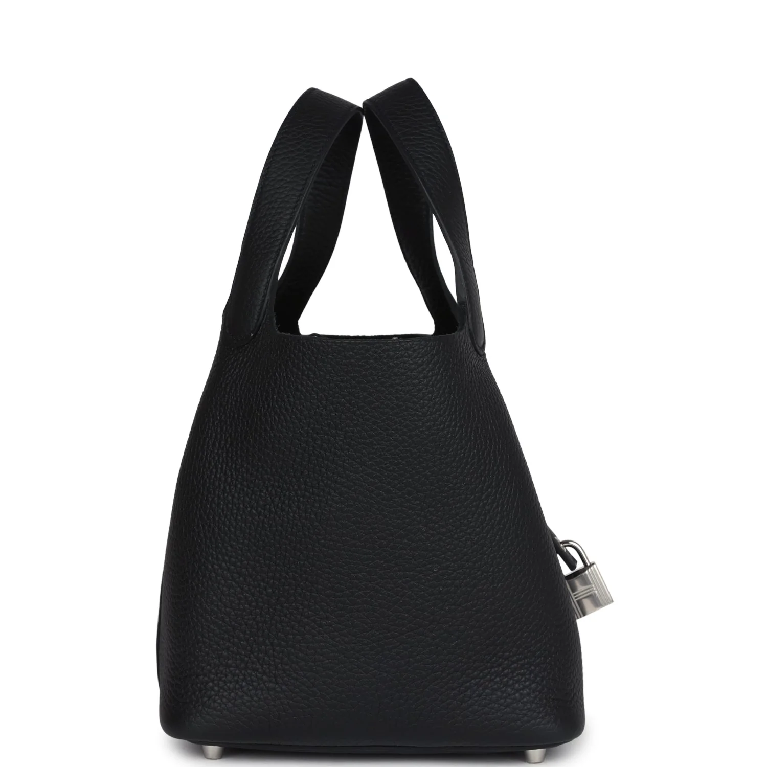 Replicate Hermes Picotin Lock 18 Black Clemence Palladium Hardware(1:1 replica)