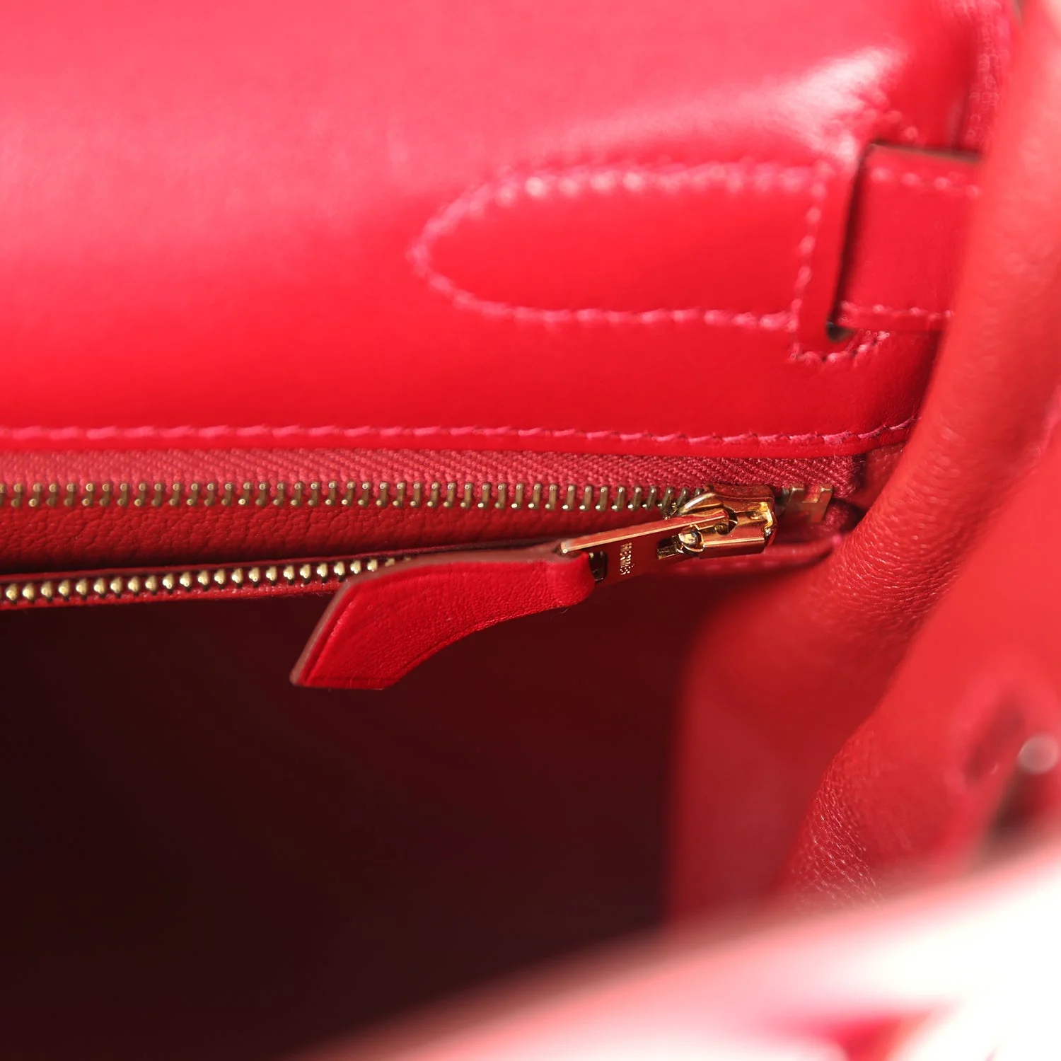 Replicate Hermes Kelly Retourne 32 Rouge Vif Tadelakt Gold Hardware(1:1 replica)