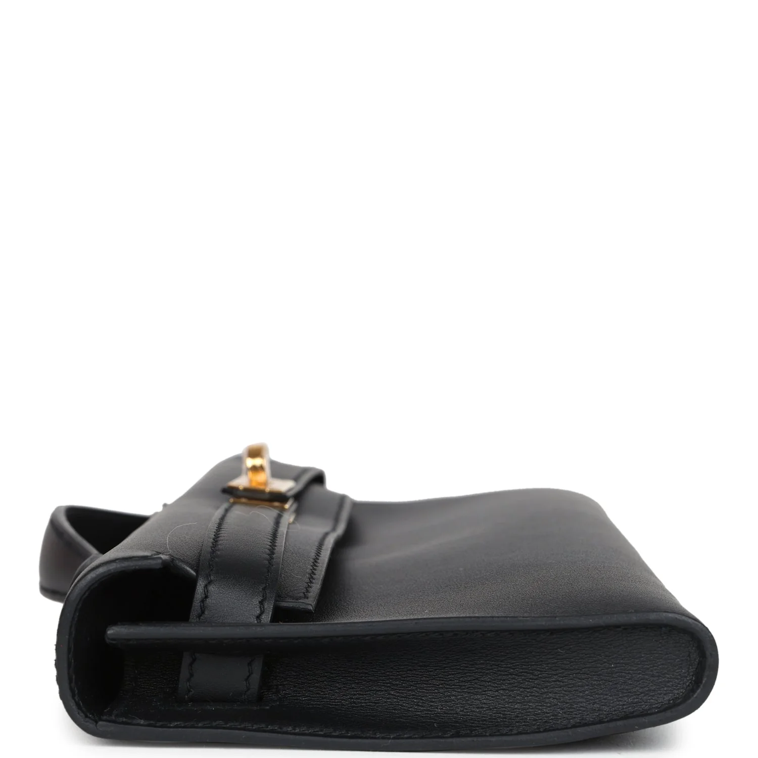 Replicate Hermes Kelly Cut Black Swift Gold Hardware(1:1 replica)