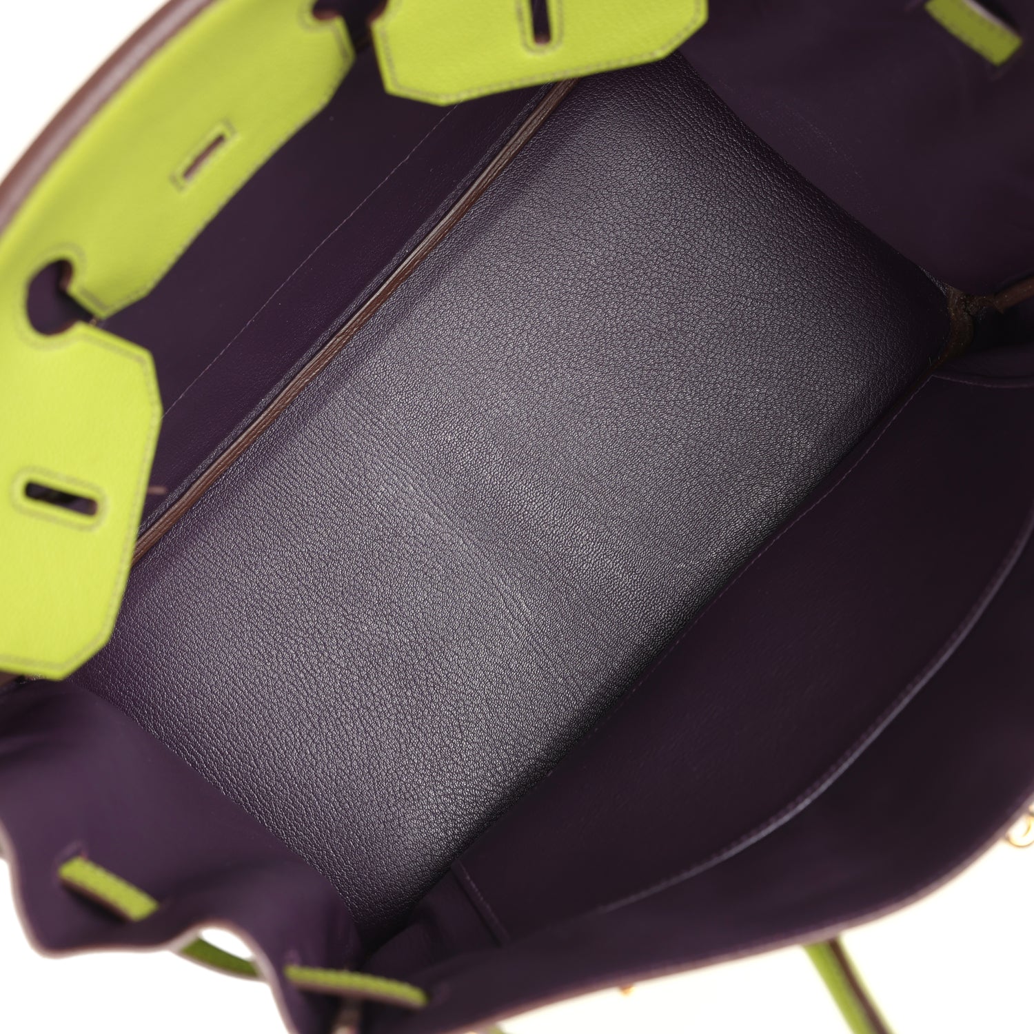 Replicate Hermes Birkin 35 Vert Anis Verso Togo Gold Hardware(1:1 replica)