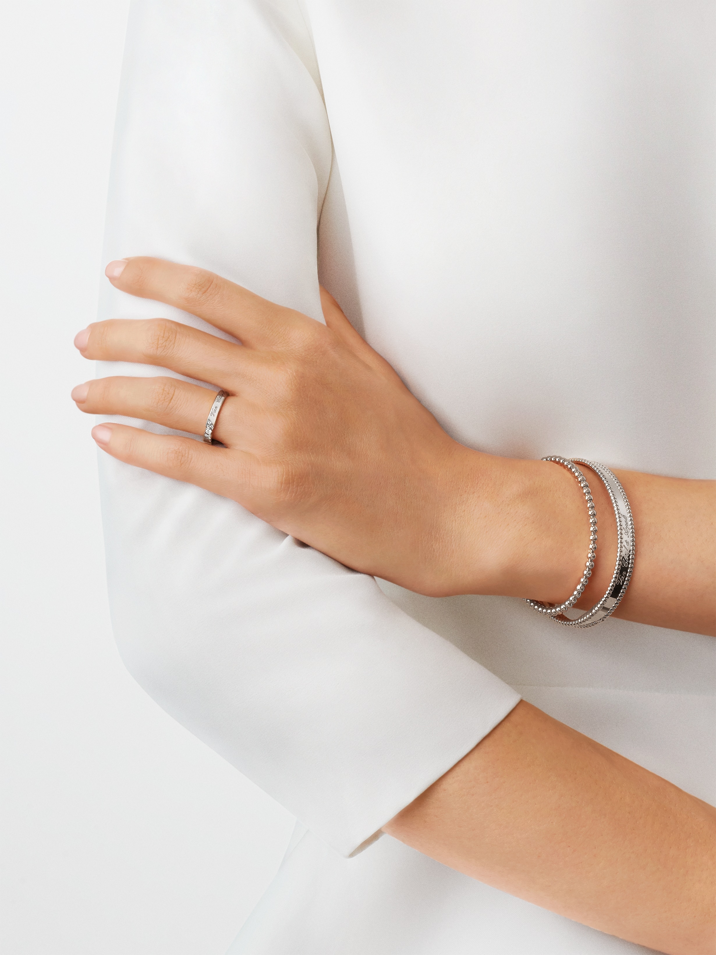 Replicate Toujours Signature Etoiles wedding band, 3 mm(1:1 replica)