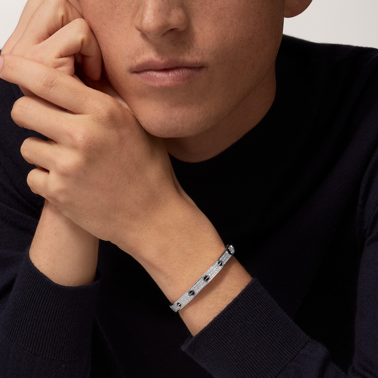 Replicate LOVE bracelet, classic model, paved, ceramic(1:1 replica)