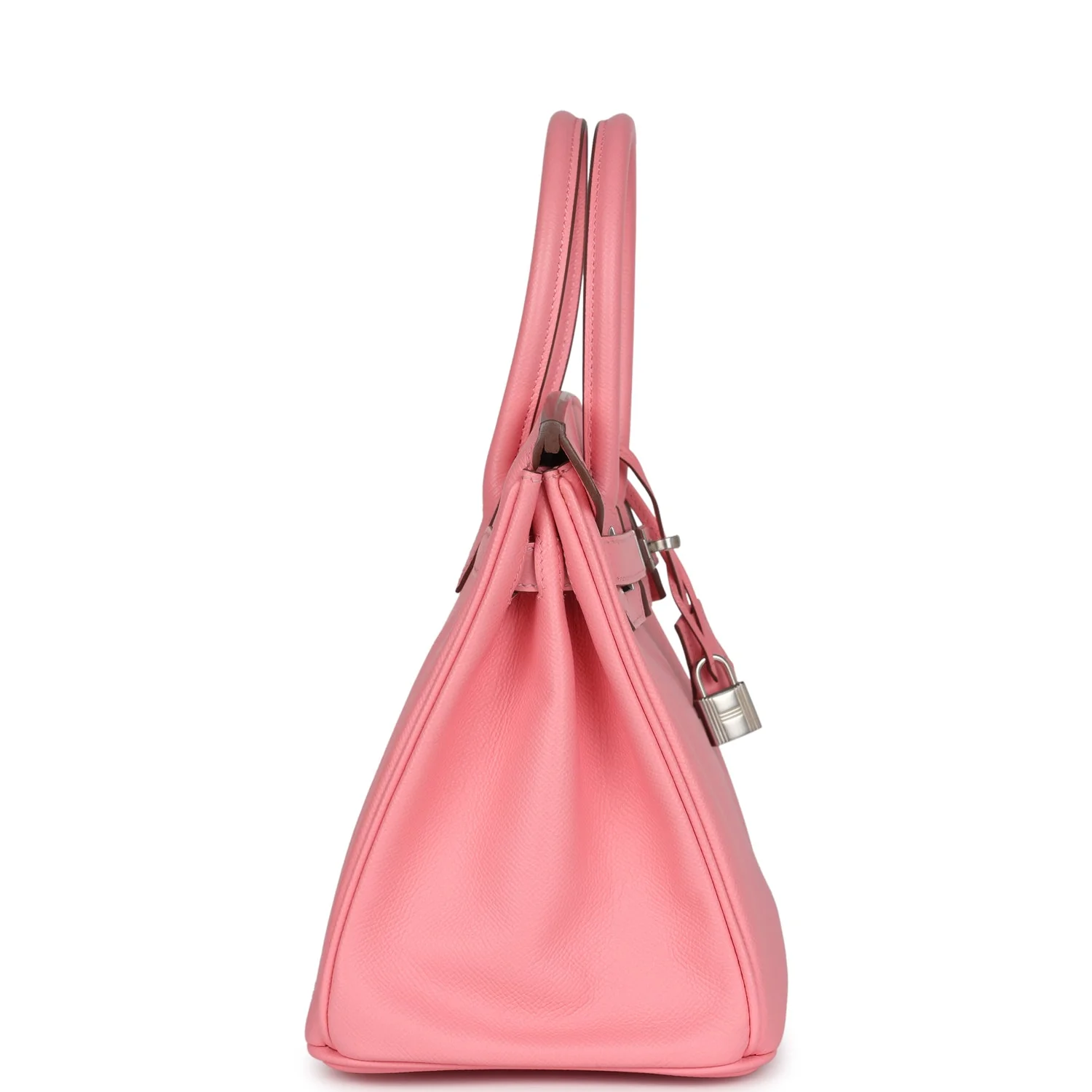 Replicate Hermes Birkin 30 Rose Confetti Epsom Palladium Hardware(1:1 replica)