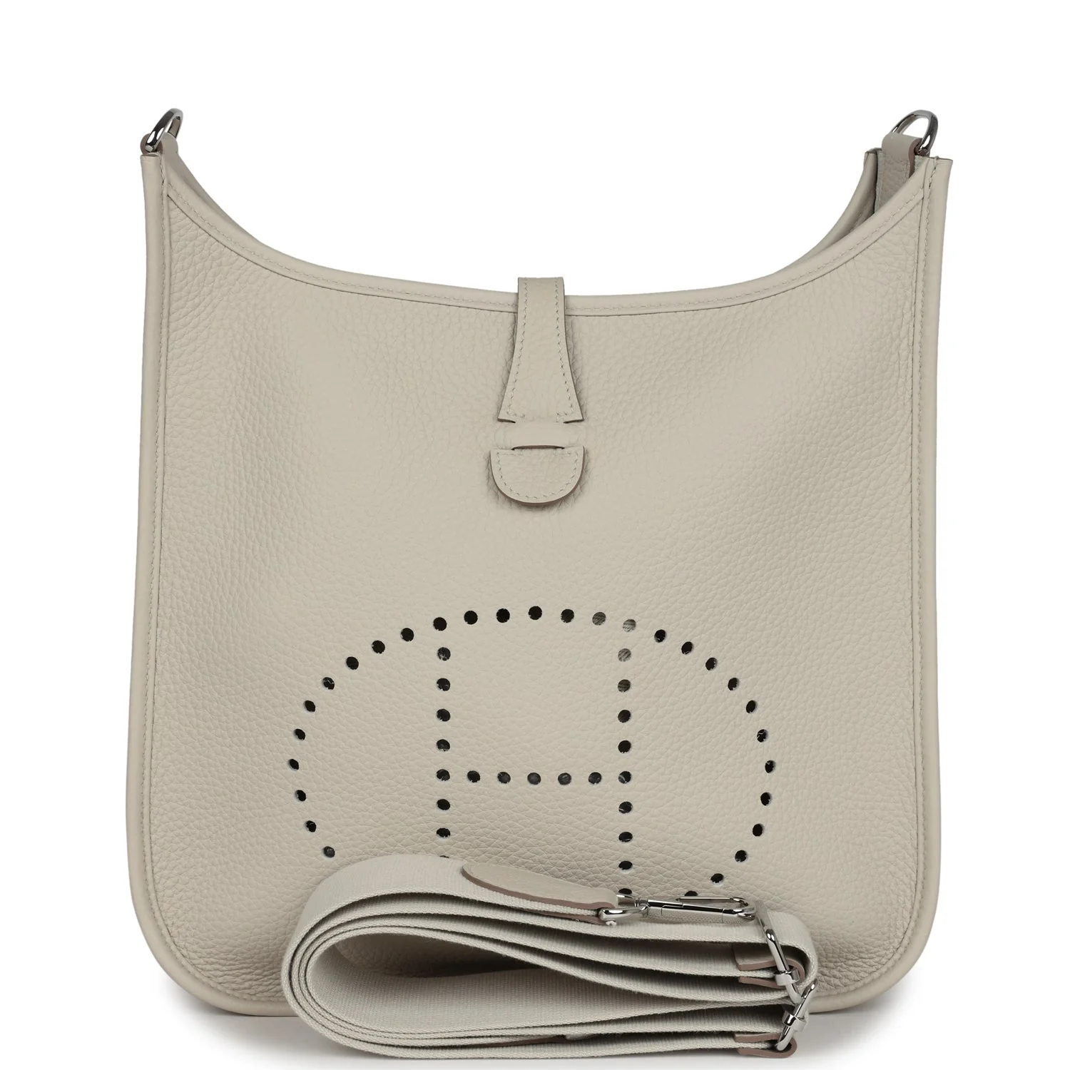 Replicate Hermes Evelyne III PM Beton Clemence Palladium Hardware(1:1 replica)