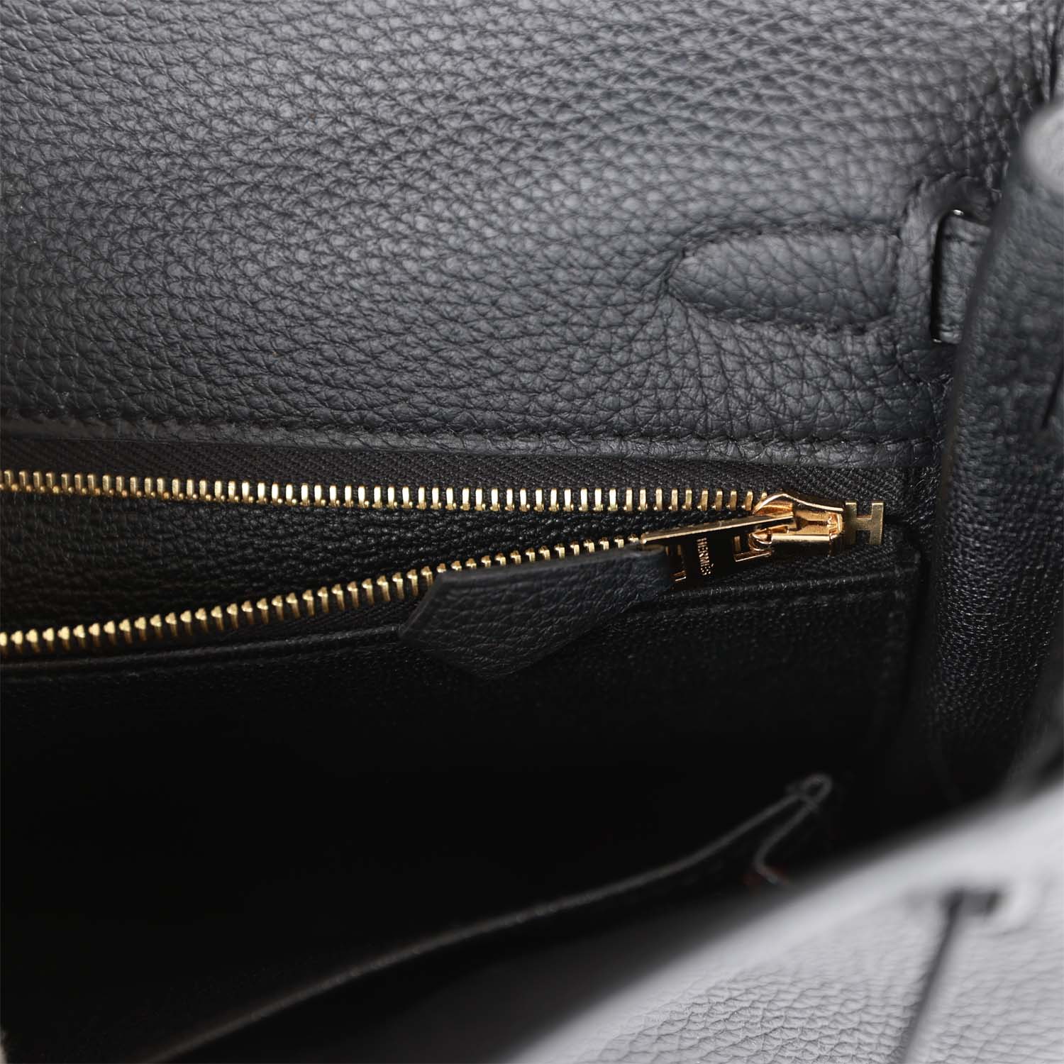 Replicate Hermes Kelly Retourne 25 Black Togo Gold Hardware(1:1 replica)