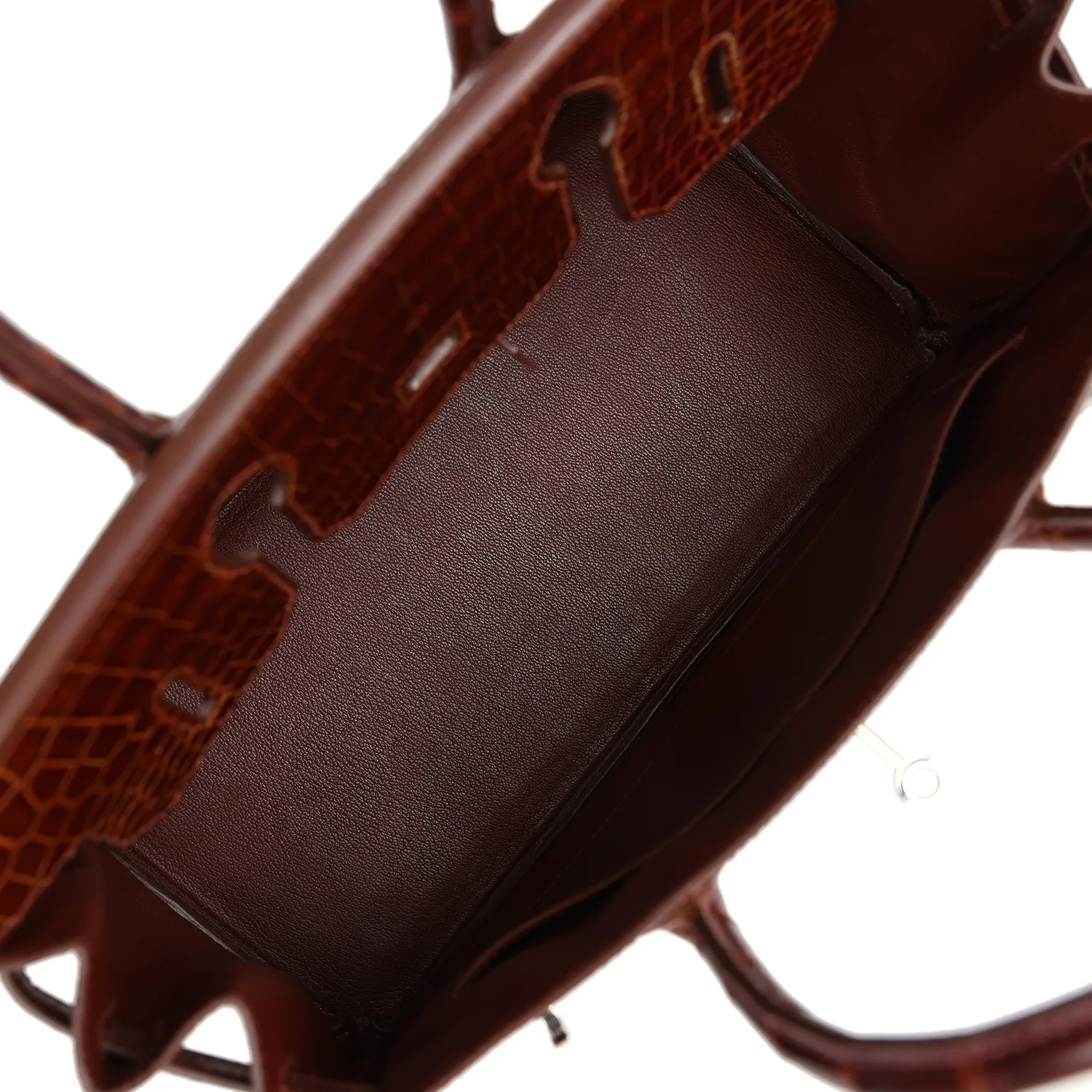 Replicate Hermes Birkin 30 Miel Shiny Niloticus Crocodile Palladium Hardware(1:1 replica)