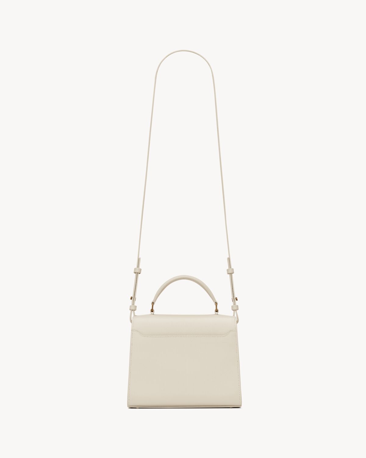 Replicate Cassandra Mini Top Handle Bag In Grain De Poudre Embossed Leather(1:1 replica)