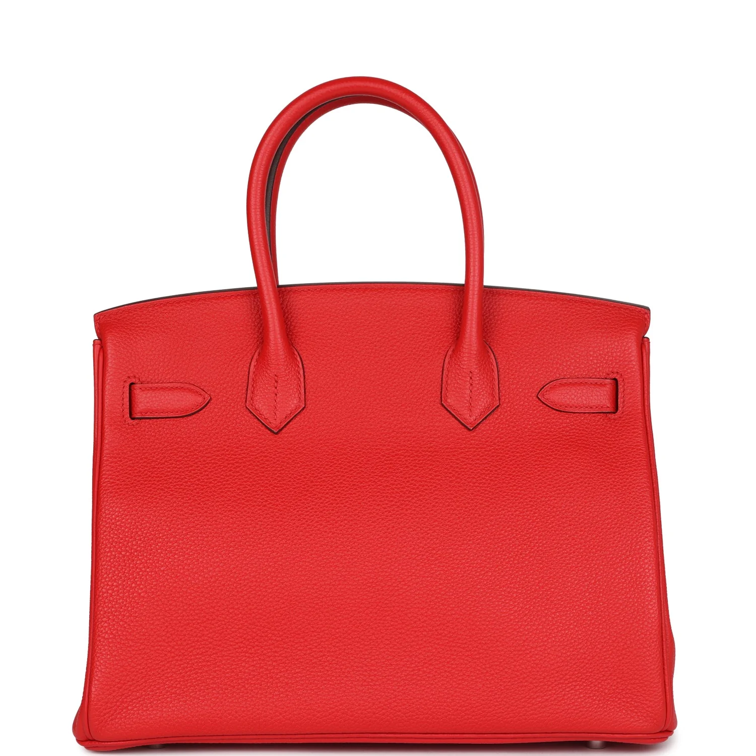 Replicate Hermes Birkin 30 Rouge de Coeur Togo Palladium Hardware(1:1 replica)