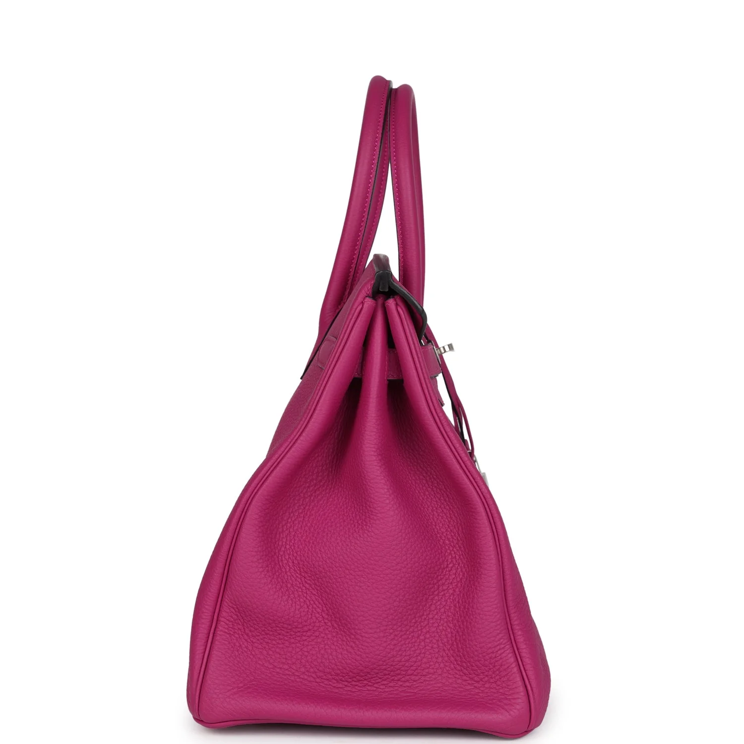 Replicate Hermes Birkin 35 Rose Pourpre Togo Palladium Hardware(1:1 replica)