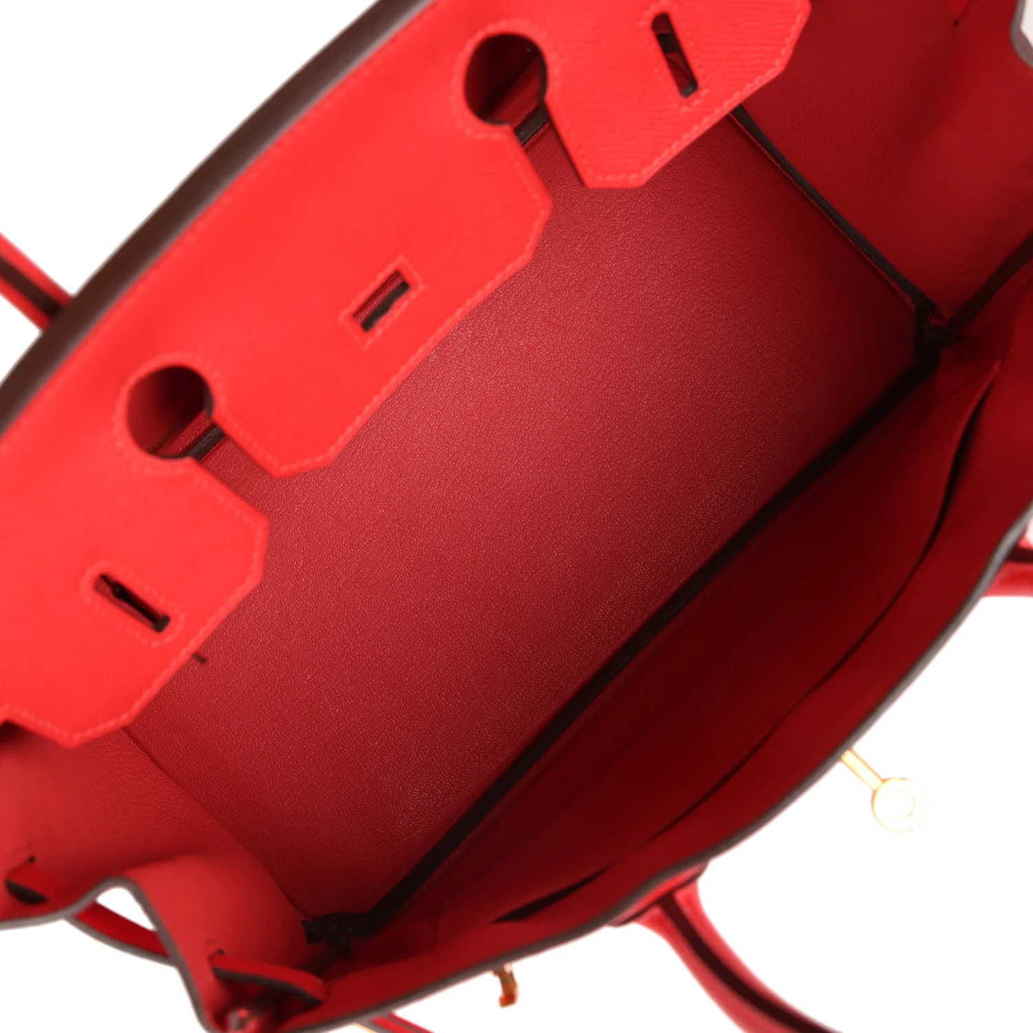 Replicate Hermes Birkin 30 Rouge Tomate Epsom Gold Hardware(1:1 replica)