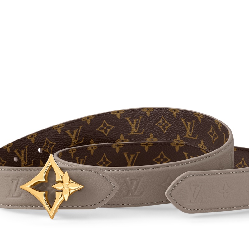 Replicate LV Flowergram Ard 30mm Reversible Belt(1:1 replica)