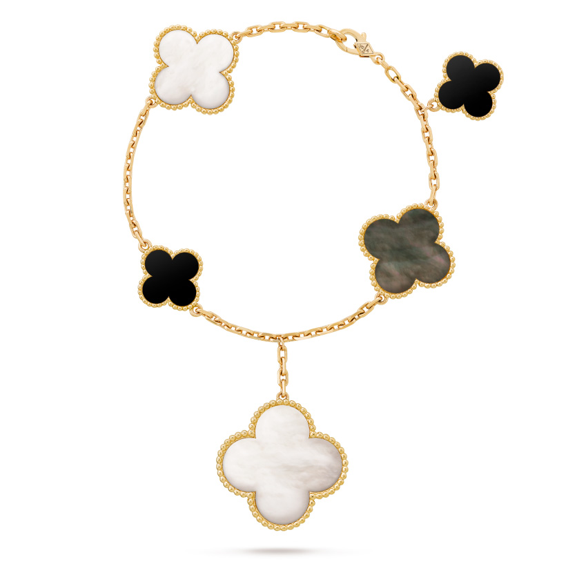 Replicate Magic Alhambra bracelet, 5 motifs(1:1 replica)