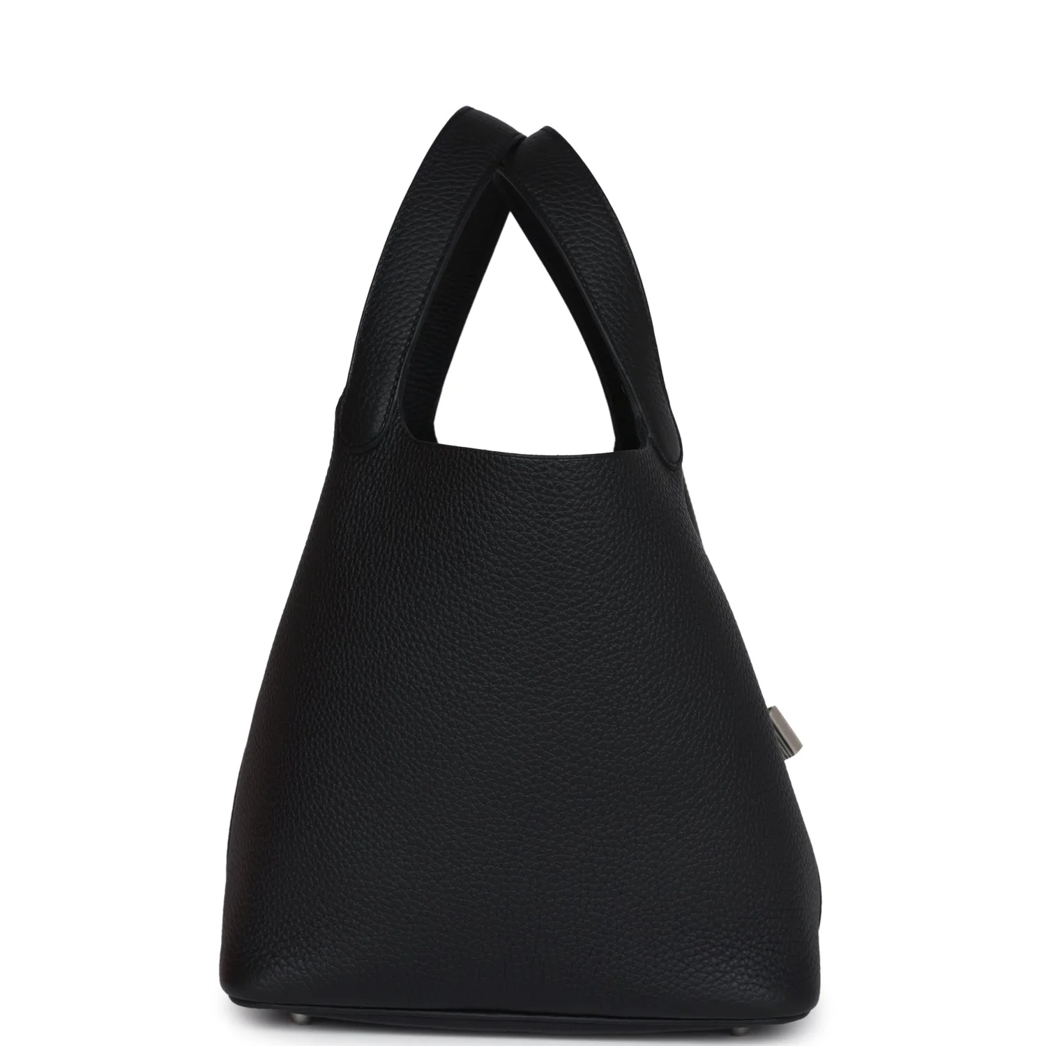 Replicate Hermes Picotin Lock 22 Black Clemence Palladium Hardware(1:1 replica)