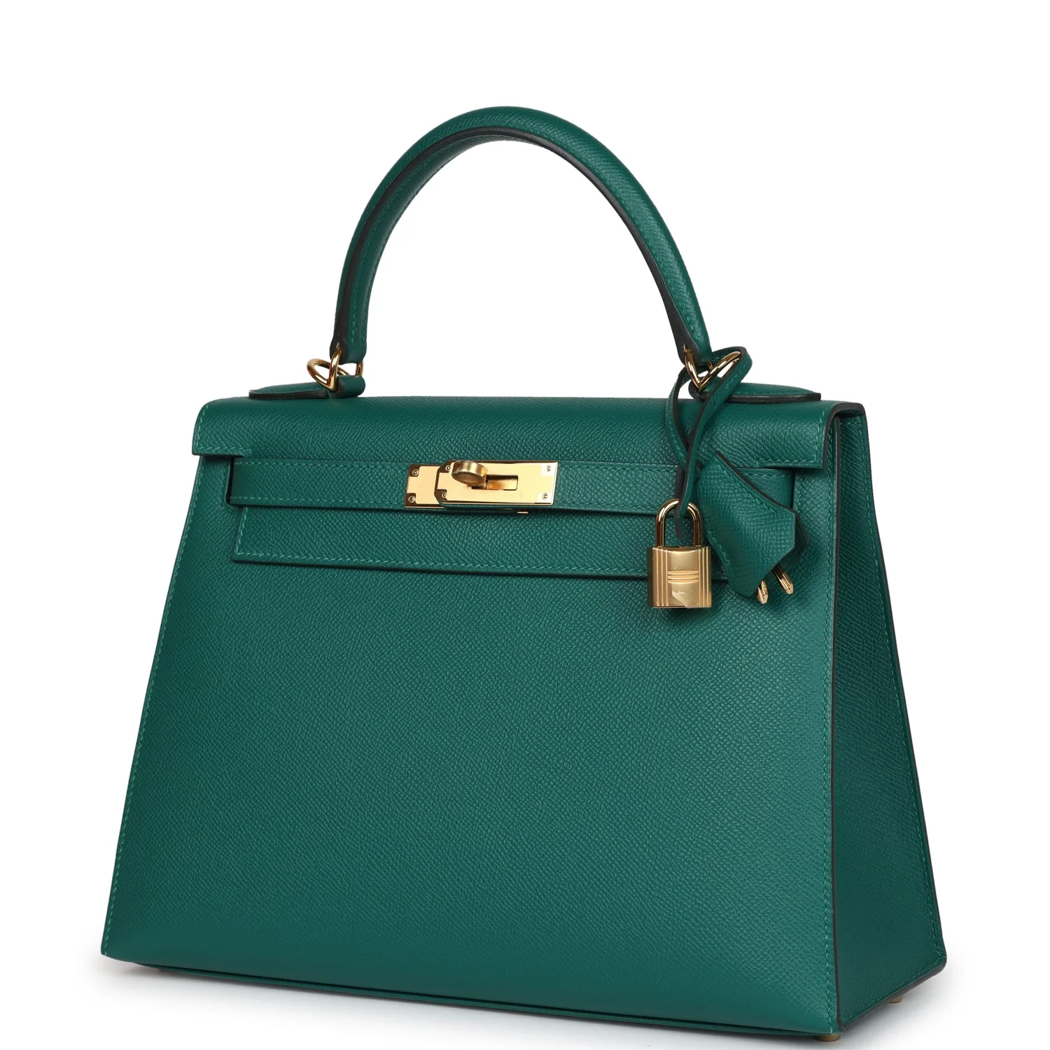 Replicate Hermes Kelly Sellier 28 Malachite Epsom Gold Hardware(1:1 replica)