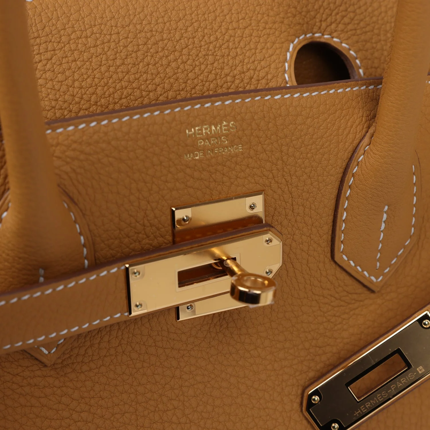Replicate Hermes Birkin 30 Natural Sable Togo Gold Hardware(1:1 replica)