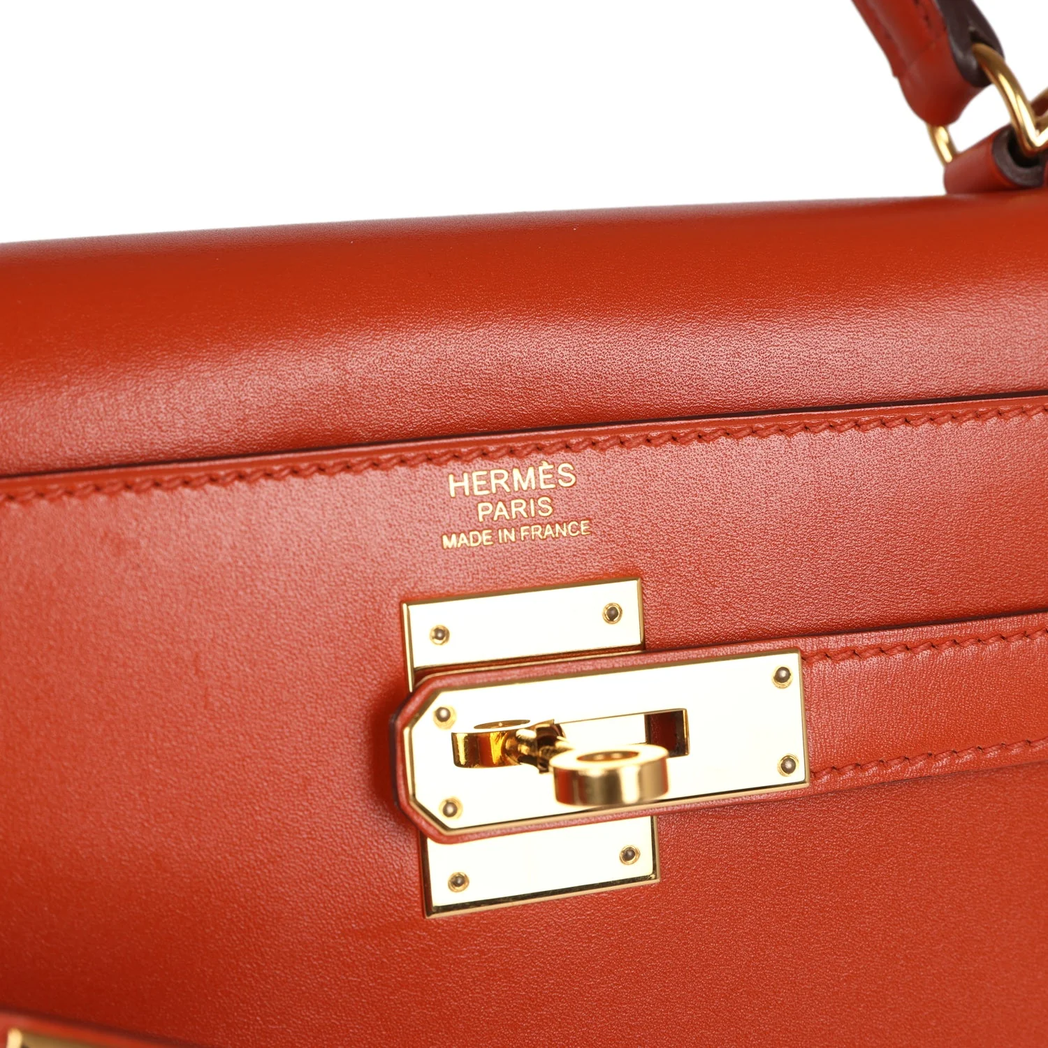Replicate Hermes Kelly Sellier 32 Terre Battue Tadelakt Gold Hardware(1:1 replica)