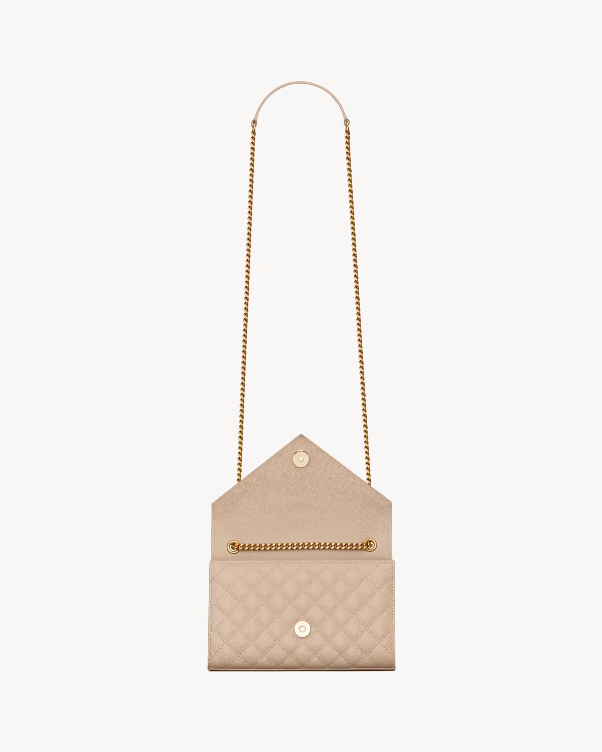 Replicate YSL Envelope Small in Quilted Grain De Poudre Embossed Leather(1:1 replica)