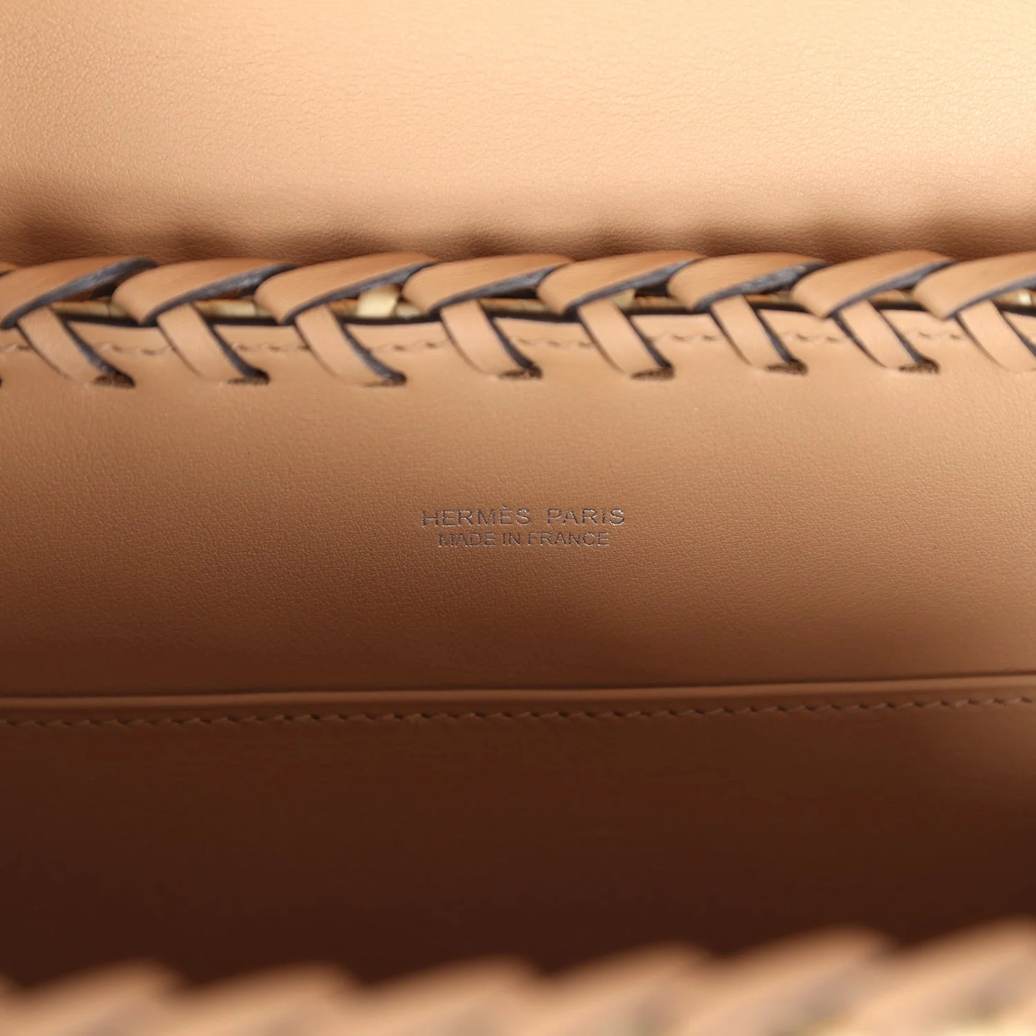 Replicate Hermes Mini Picnic Kelly 20 Chai Swift Palladium Hardware(1:1 replica)