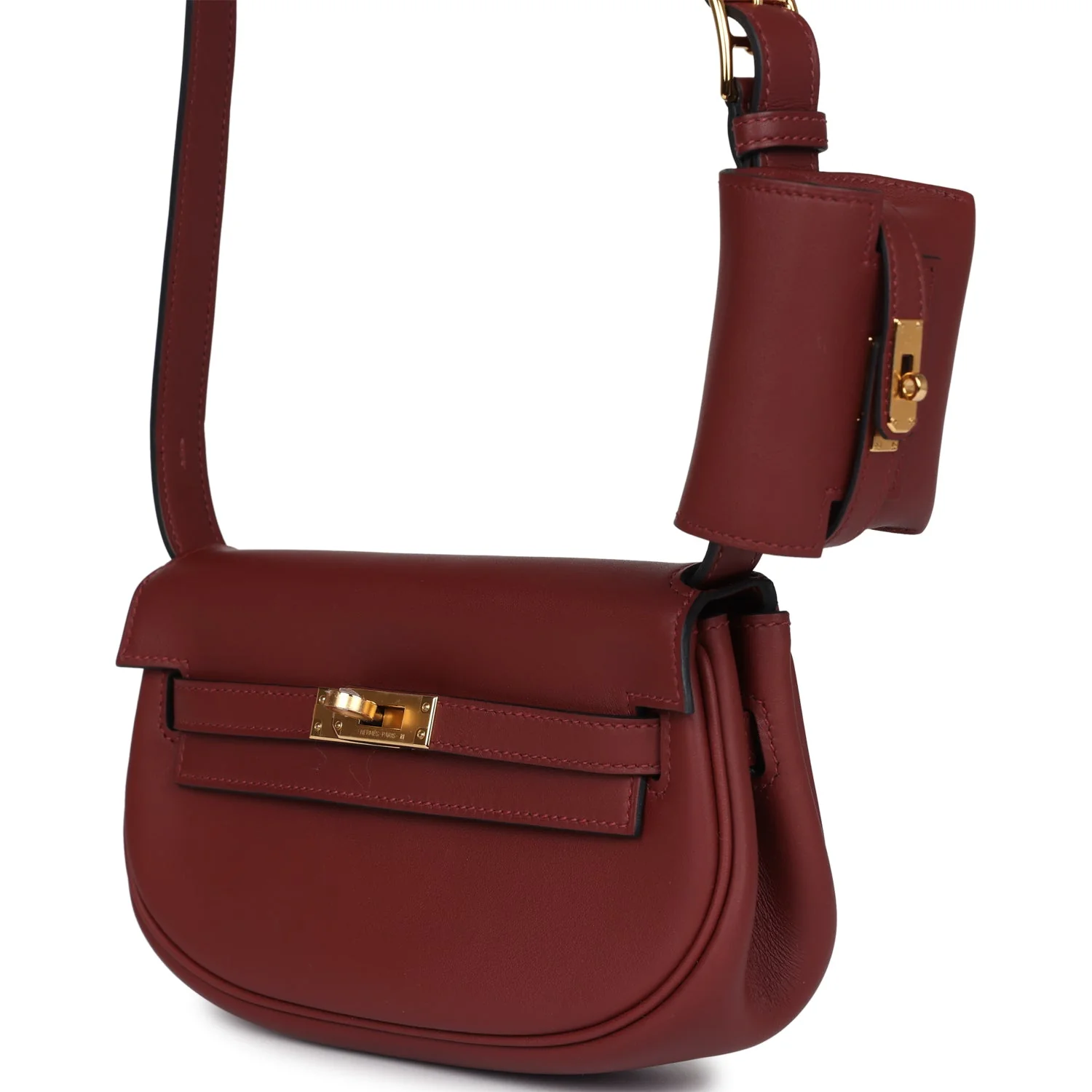 Replicate Hermes Kelly Moove Rouge H Swift Gold Hardware(1:1 replica)