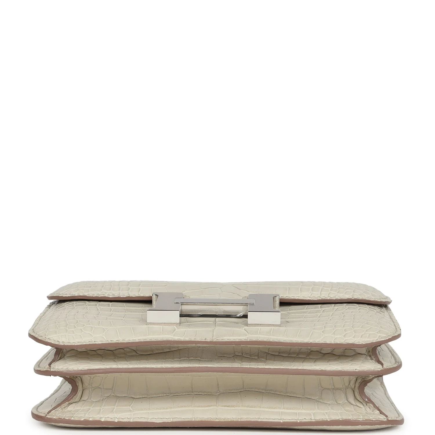 Replicate Hermes Constance 18 Beton Matte Alligator Palladium Hardware(1:1 replica)