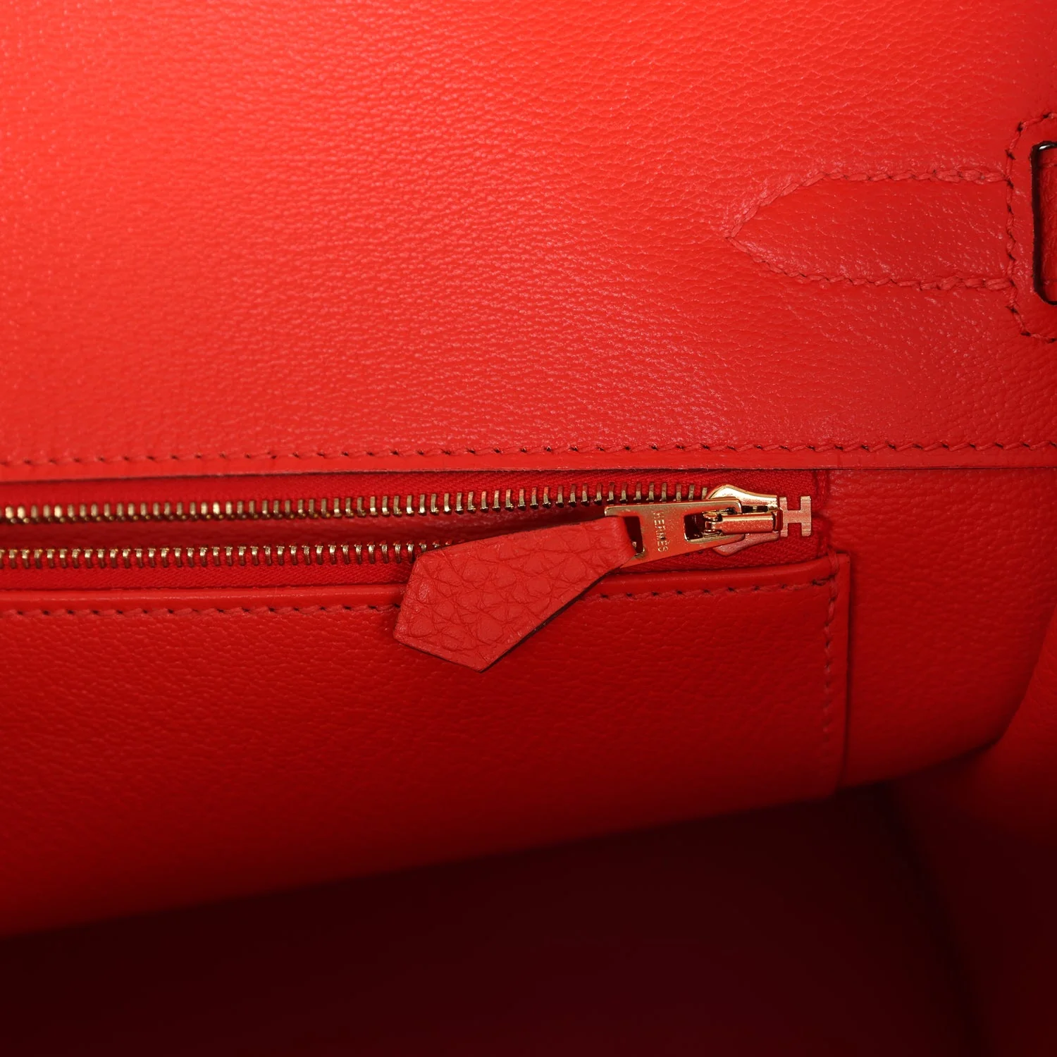 Replicate Hermes Birkin 35 Capucine Togo Gold Hardware(1:1 replica)