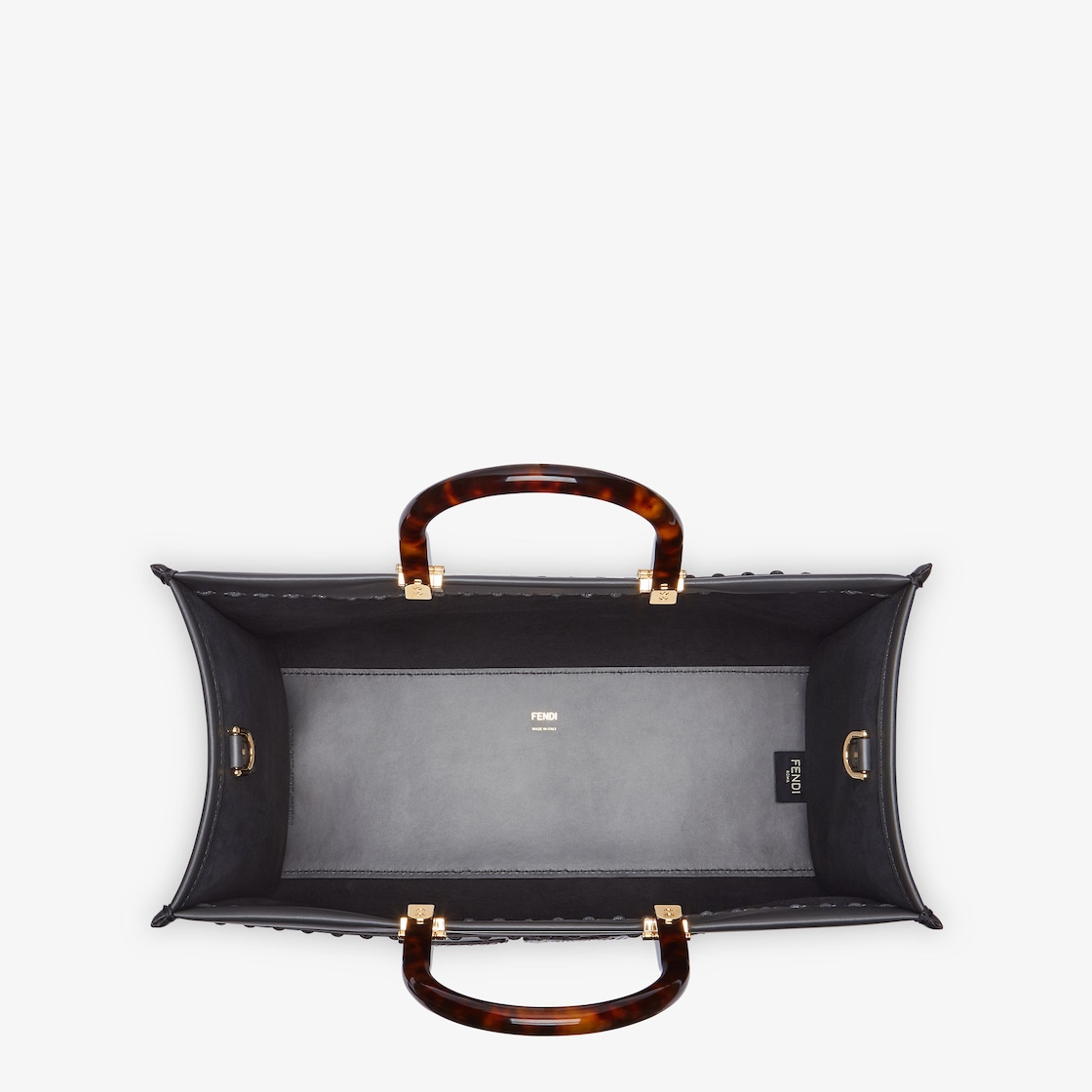 Replicate Fendi Sunshine Medium Snakeskin Shopping Bag(1:1 replica)