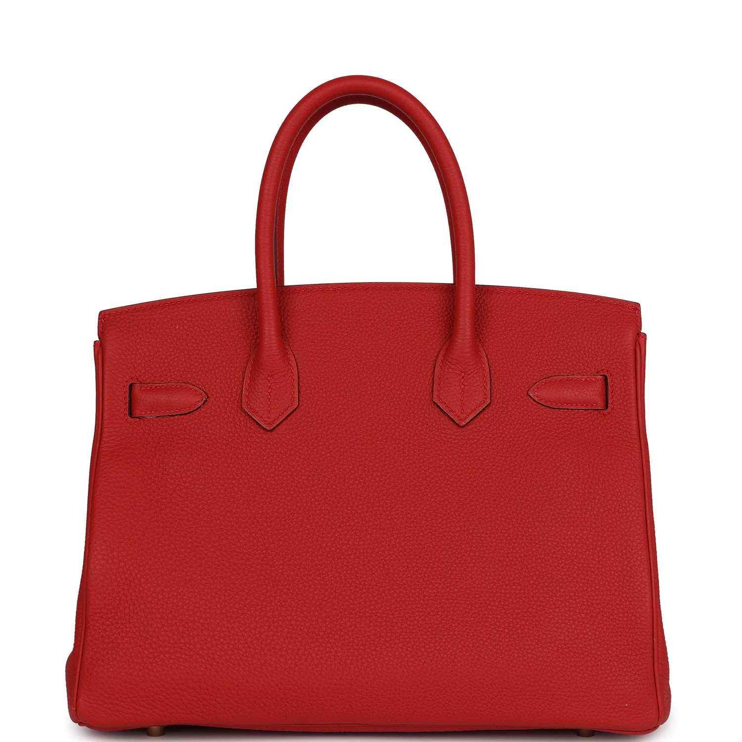 Replicate Hermes Birkin 30 Geranium Togo Gold Hardware(1:1 replica)