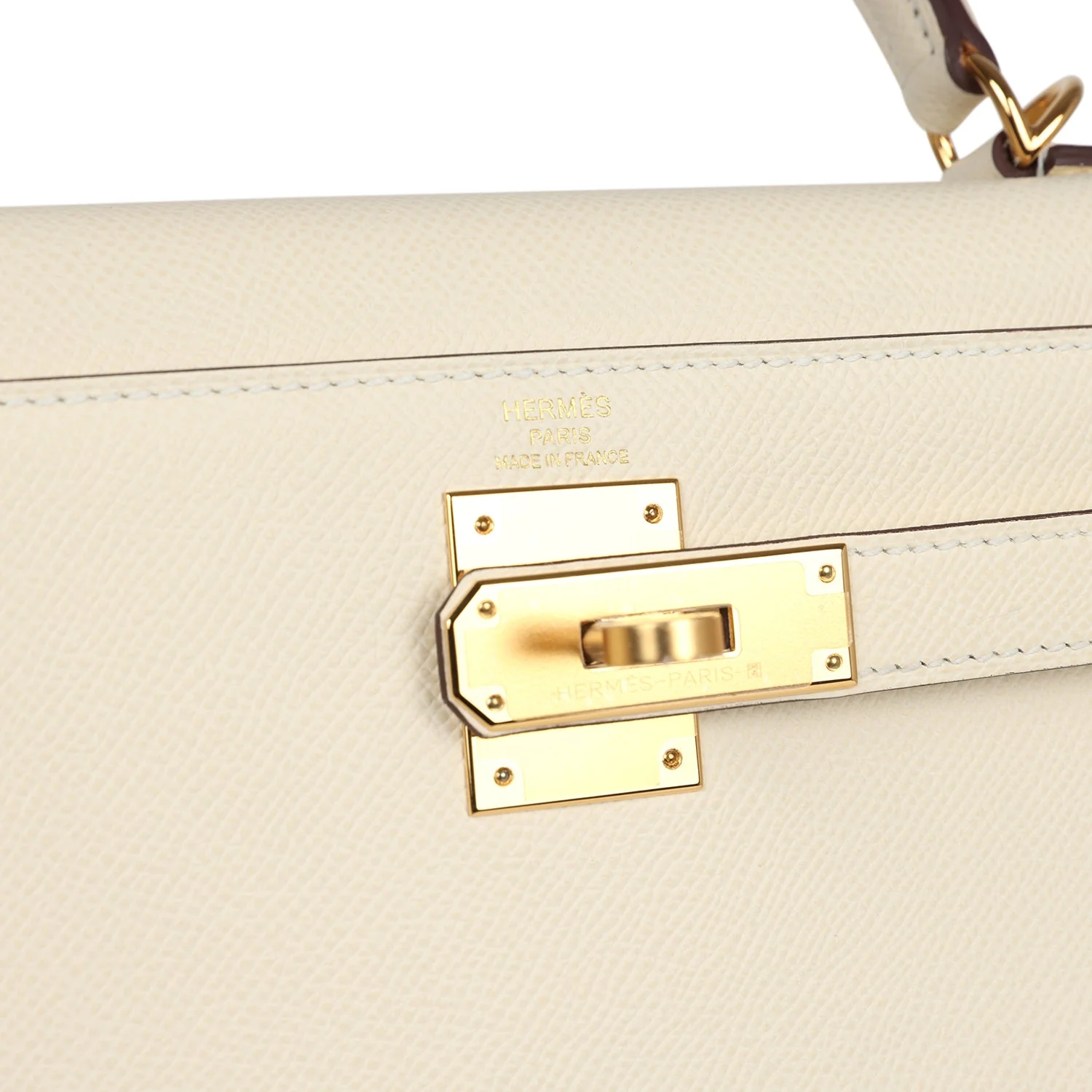 Replicate Hermes Kelly Sellier 28 Nata Epsom Gold Hardware(1:1 replica)