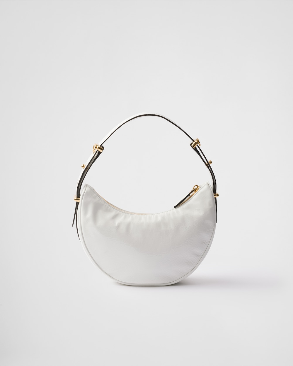 Replicate Prada Arqué Naplak Patent Leather Shoulder Bag(1:1 replica)