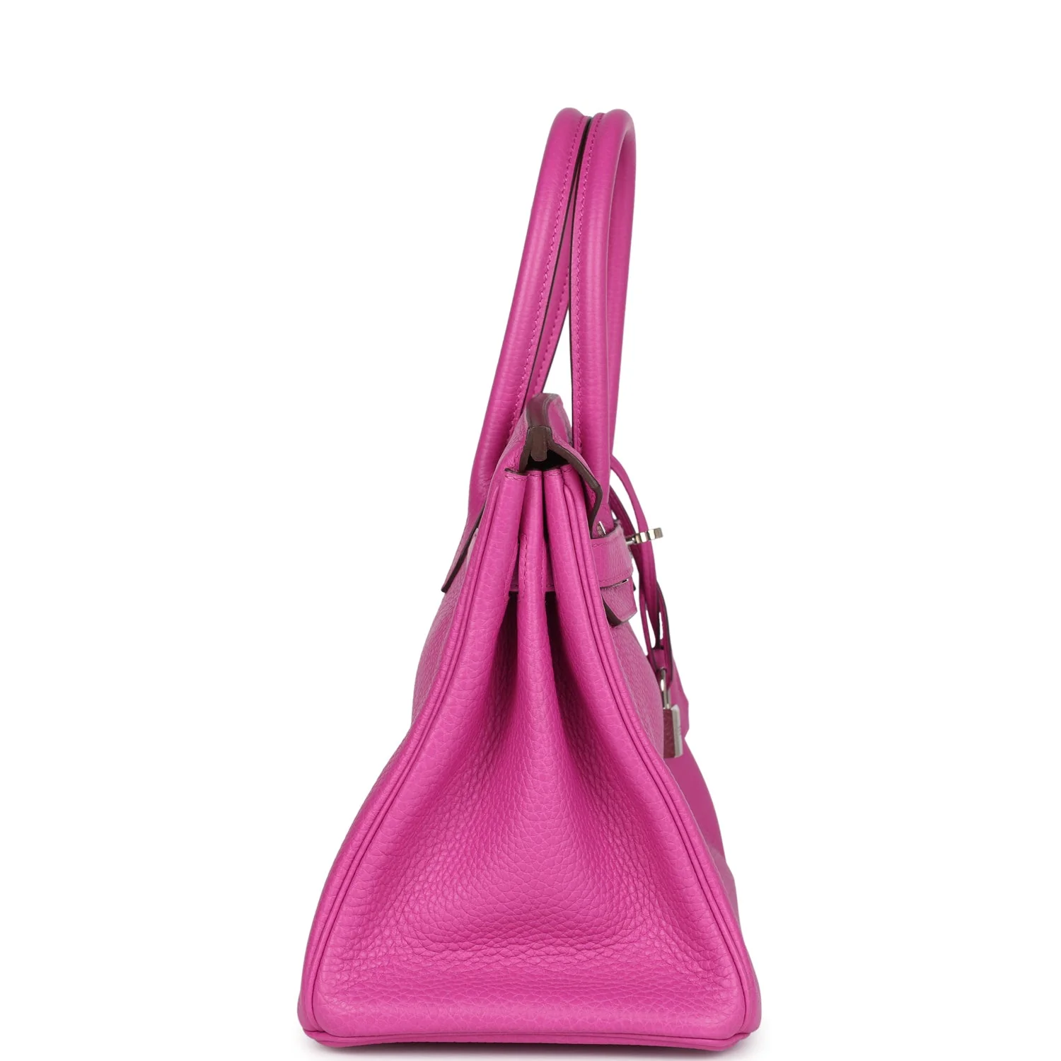 Replicate Hermes Birkin 30 Magnolia Clemence Palladium Hardware(1:1 replica)